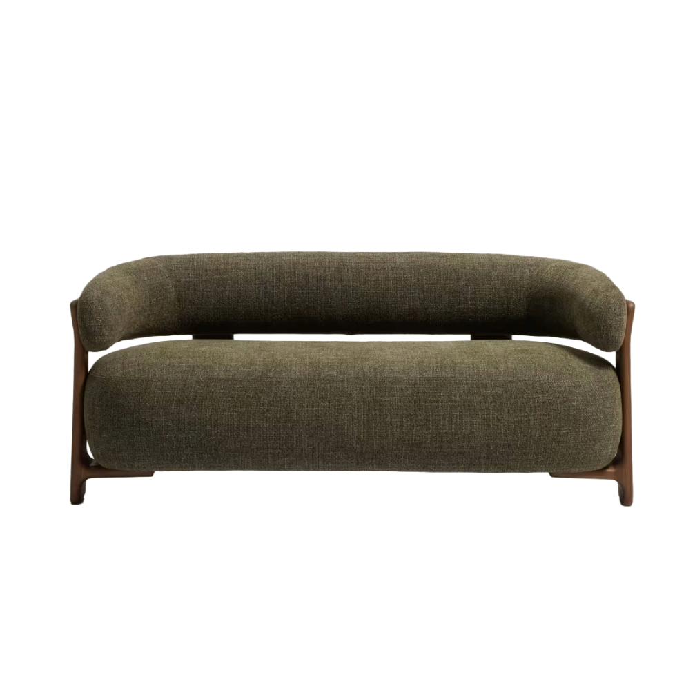 Sofa 2-osobowa GRANITE zielony szenil