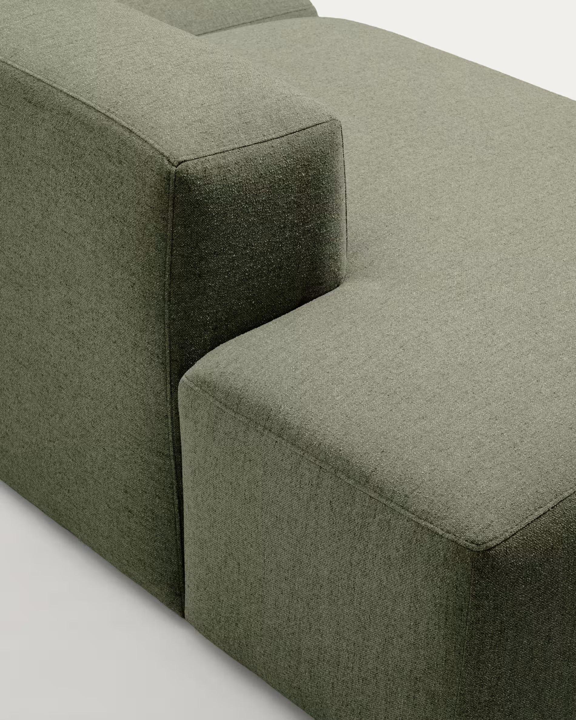 Sofa 3-osobowa BLOK ciemnozielony szenil