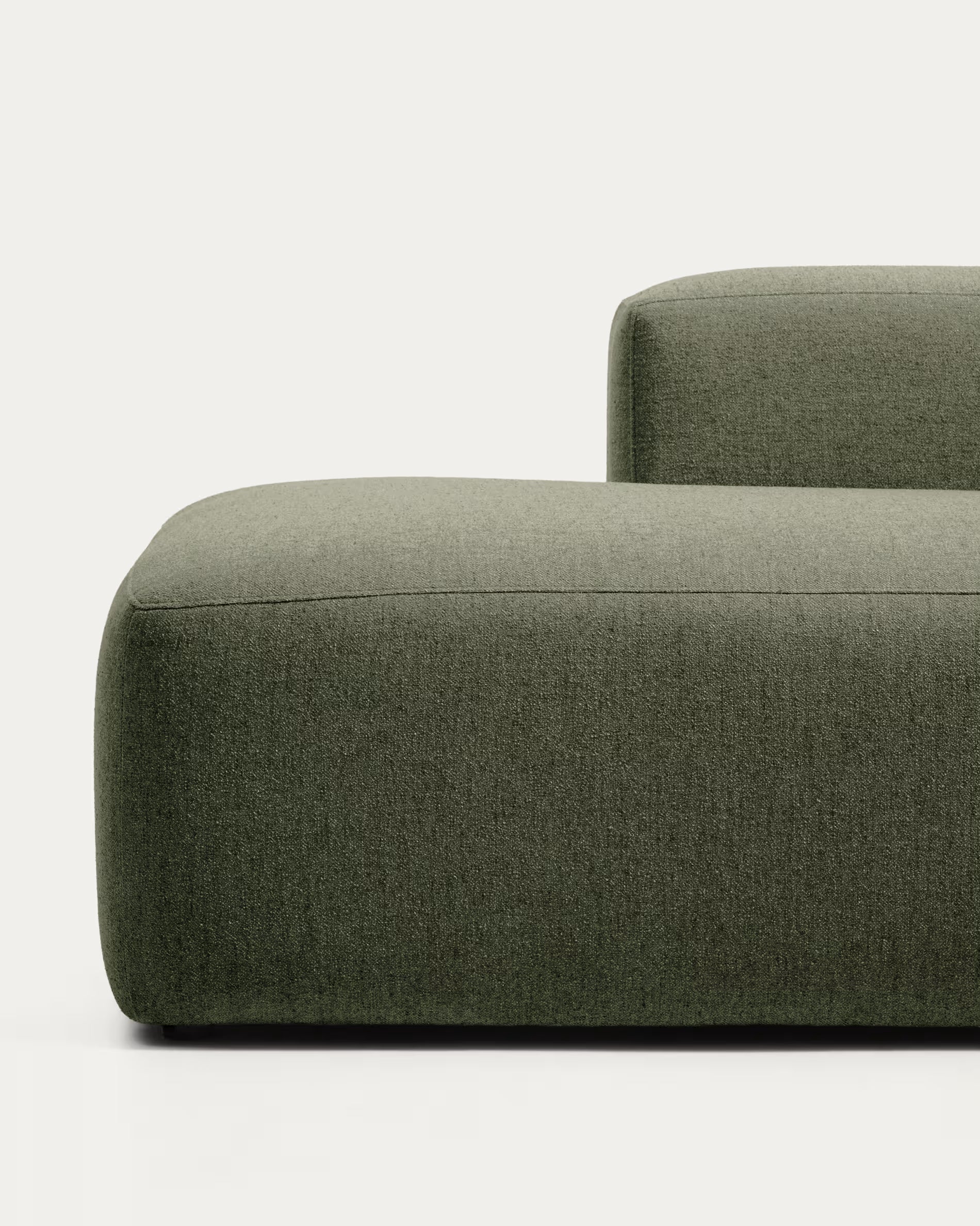 Sofa 4-osobowa BLOK ciemnozielony szenil