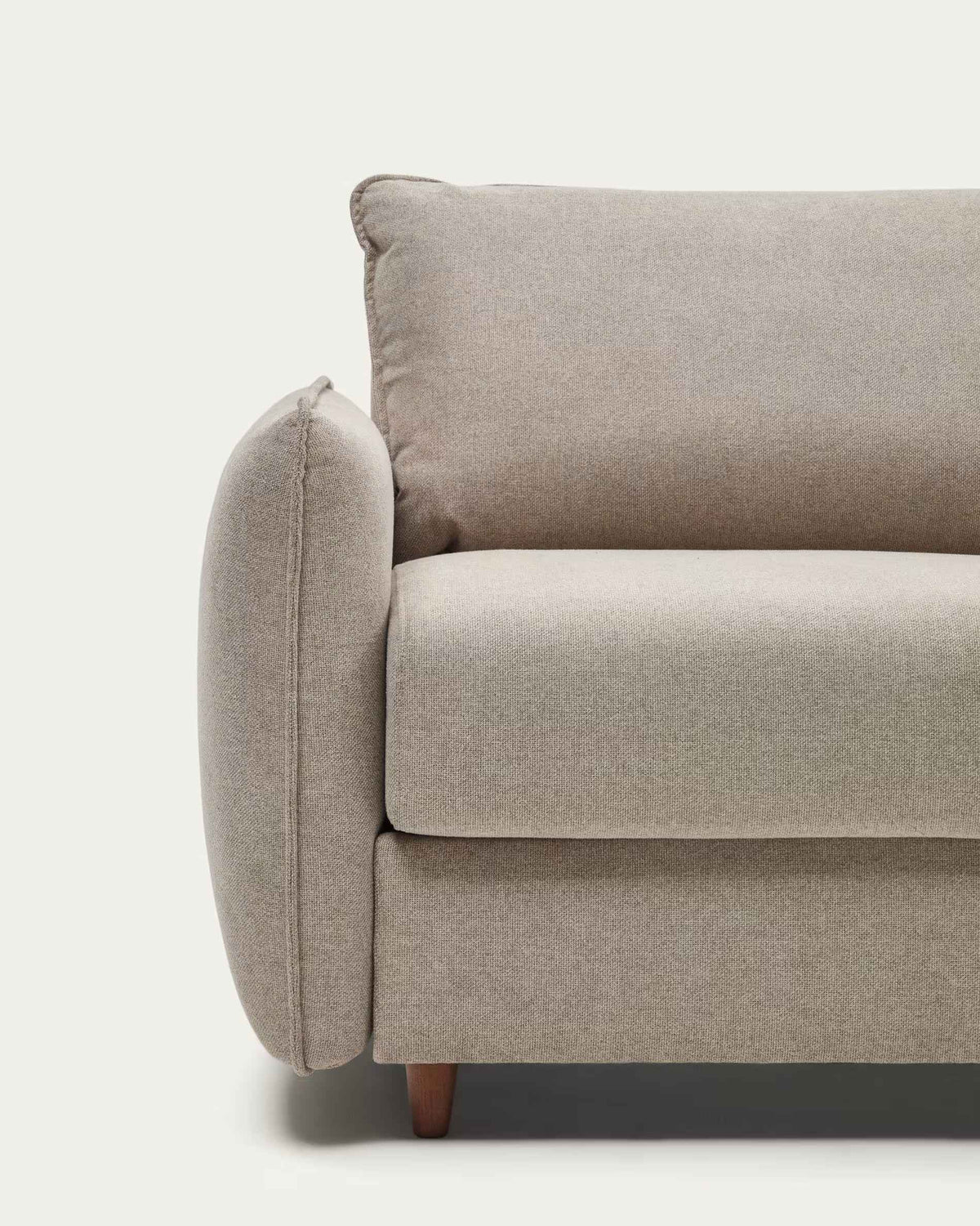 2-Personen-Sofa mit einer beige Carlot-Schlaffunktion