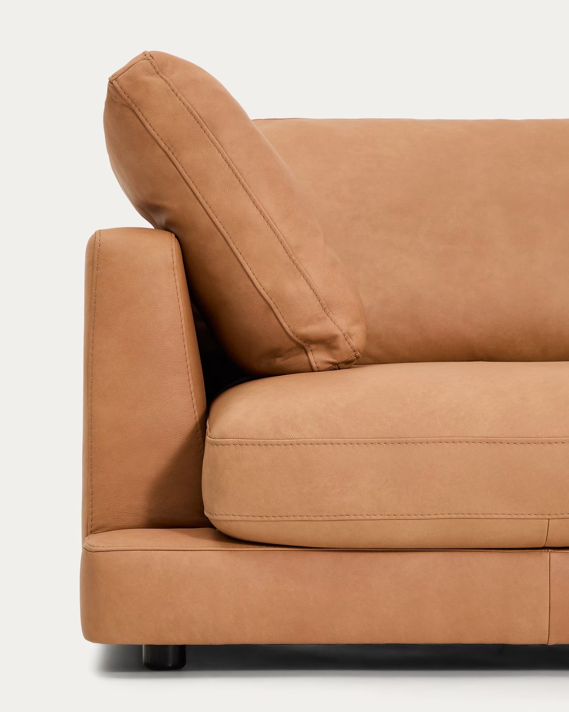 4-seater GALA sofa natural leather