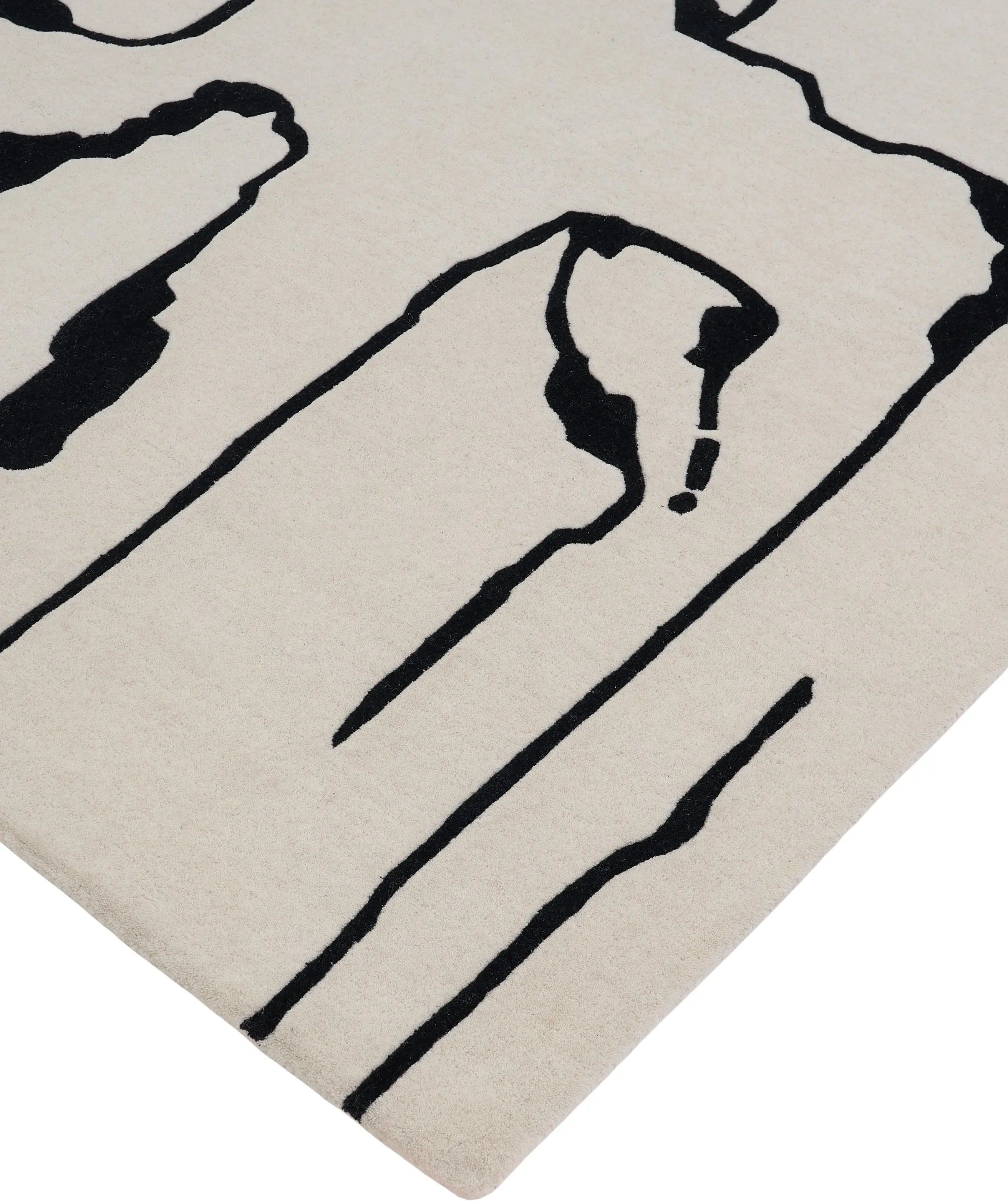Dywan SHAPES CANYON beżowy z czarnym – Carpets & More