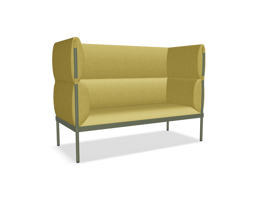 2-person high-person upholstered sofa