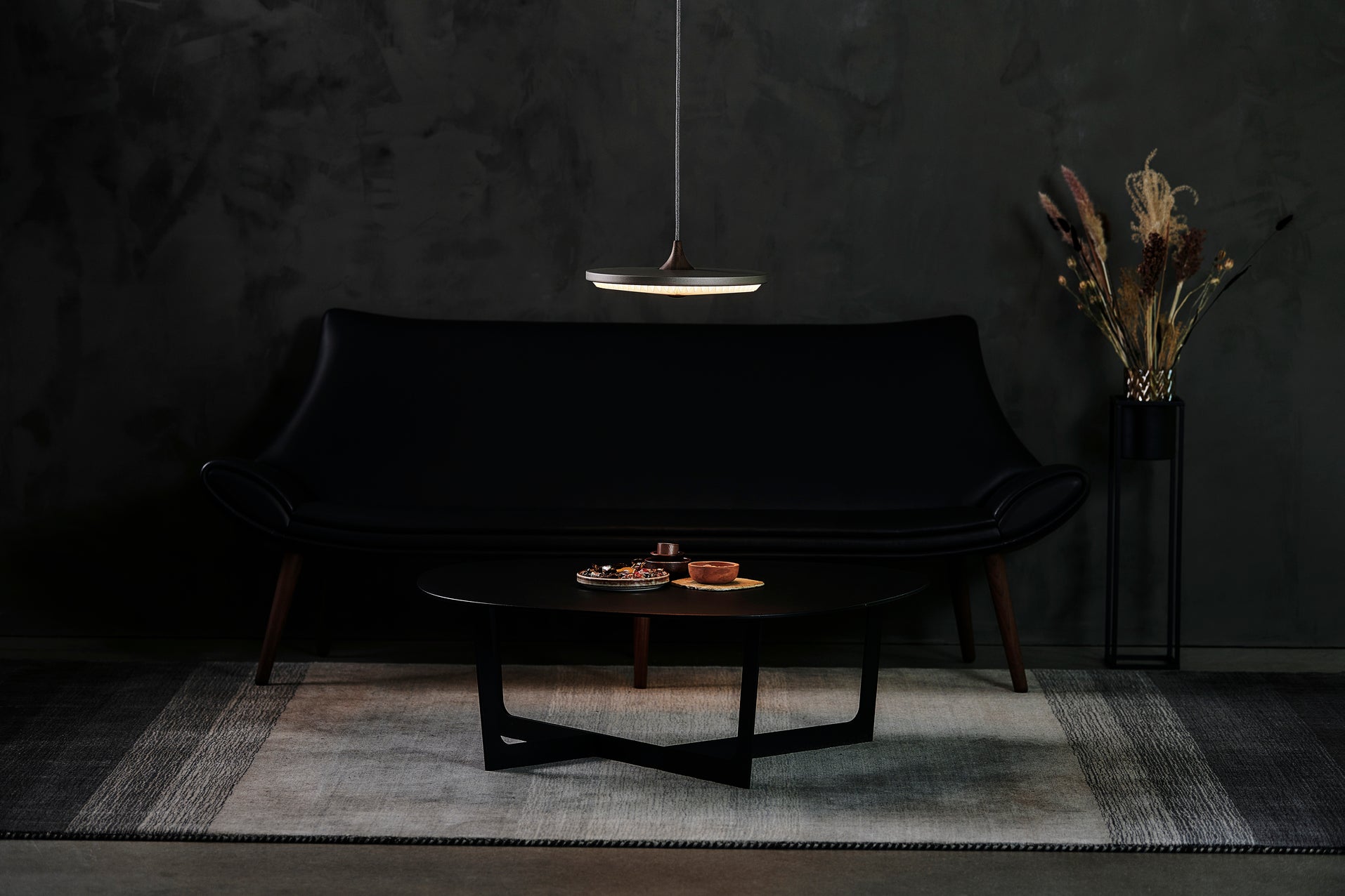 Pendelleuchte MODEL 198 SOLEIL geräucherte Eiche