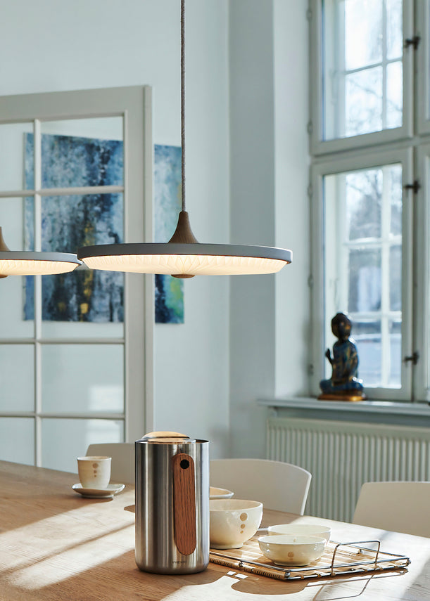 Pendelleuchte MODELL 198 SOLEIL helles Eichenholz