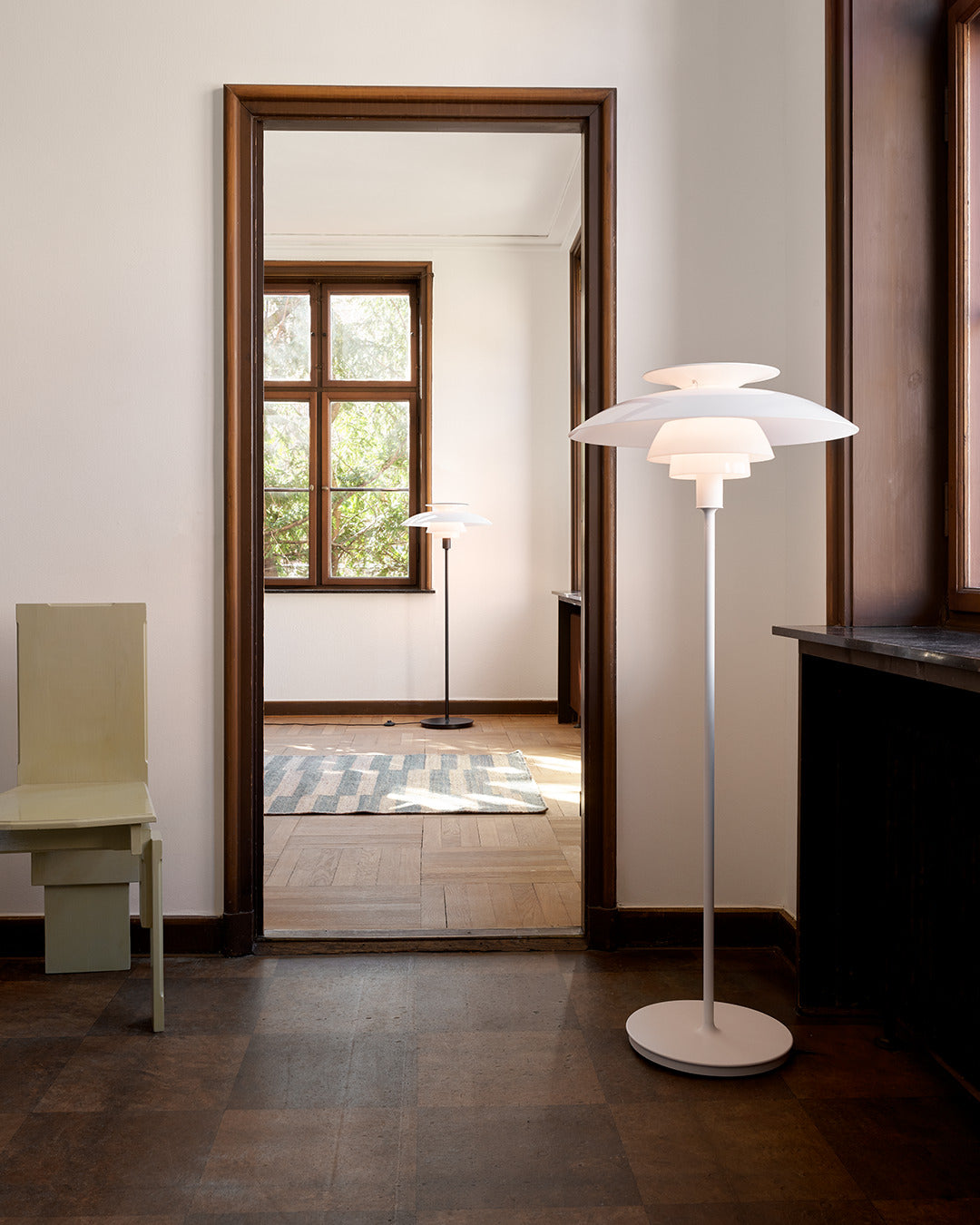 Stehlampe PH 80 weiß