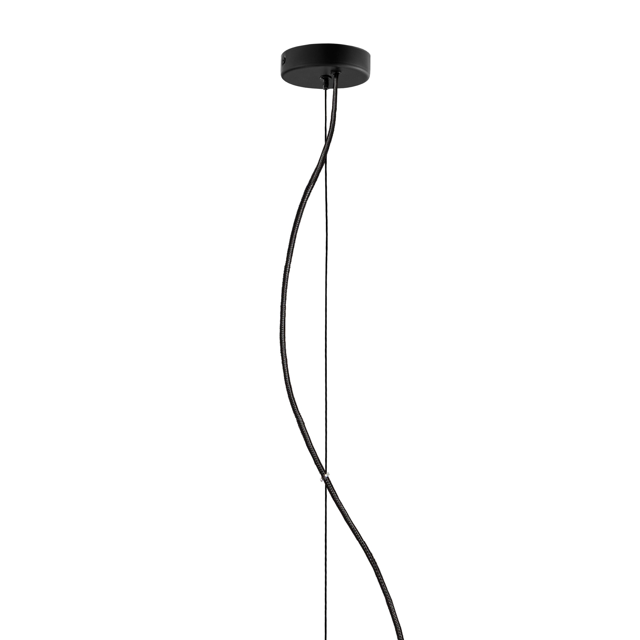 Pendelleuchte STILLA weiß mit schwarzem Finish