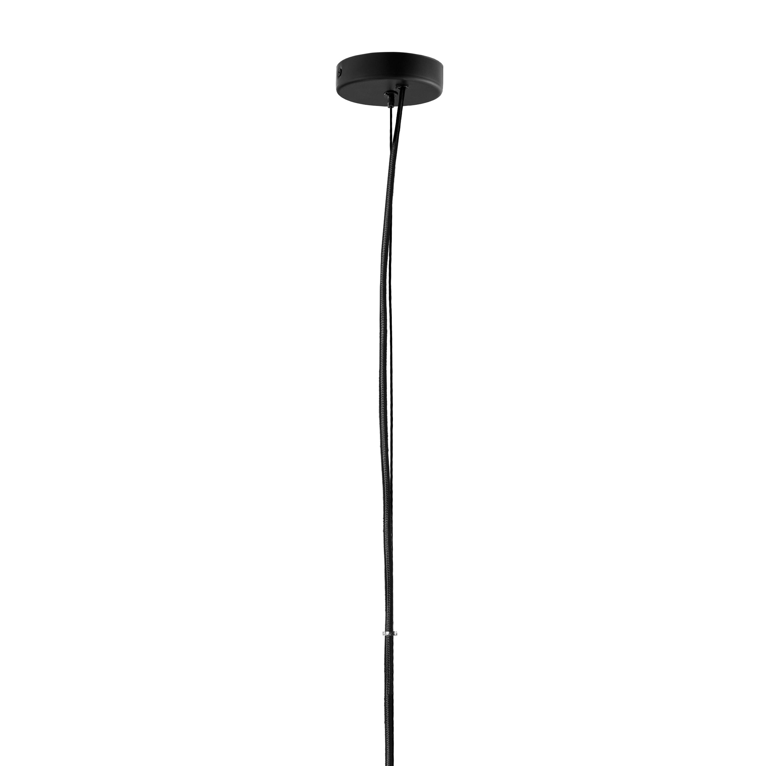 Pendelleuchte STILLA weiß mit schwarzem Finish