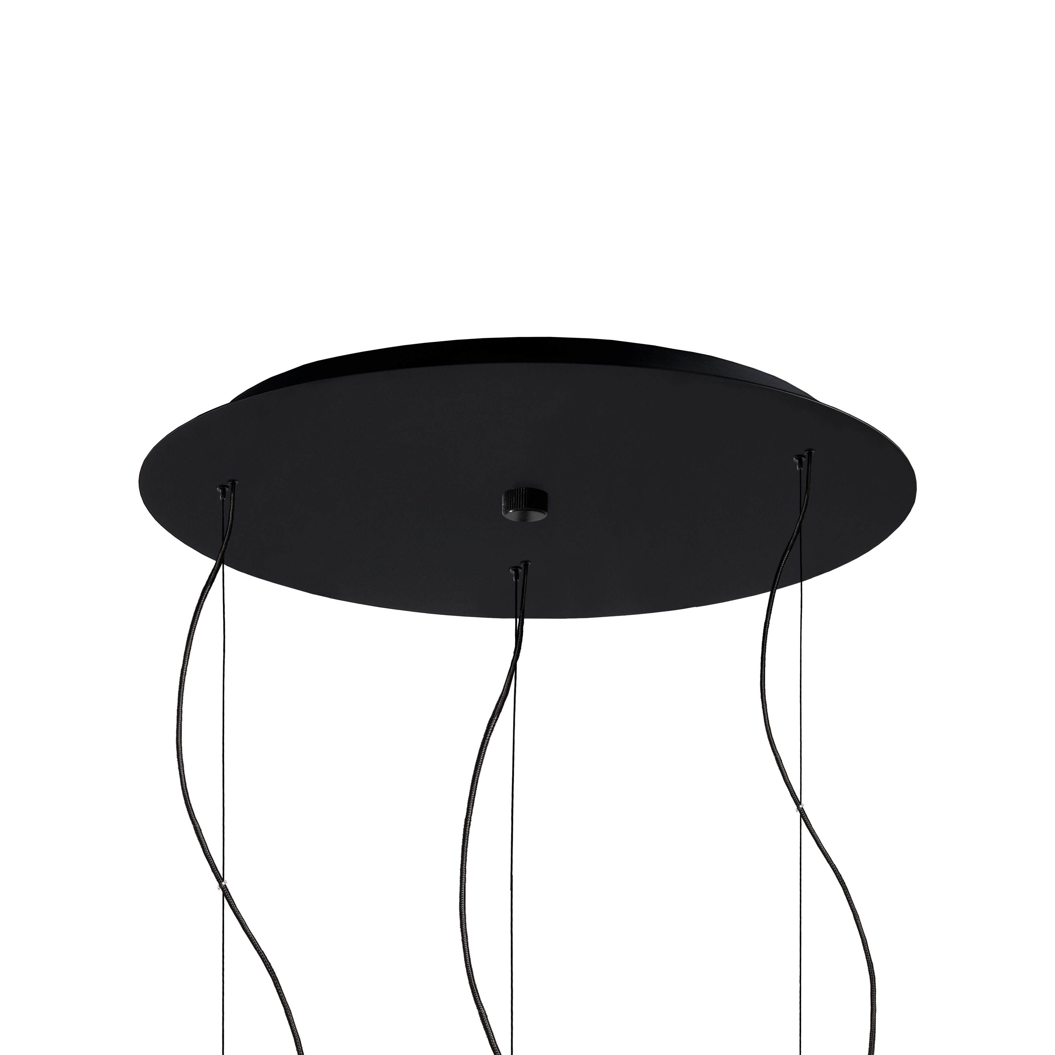 Pendelleuchte STILLA 3 weiß mit schwarzem Finish