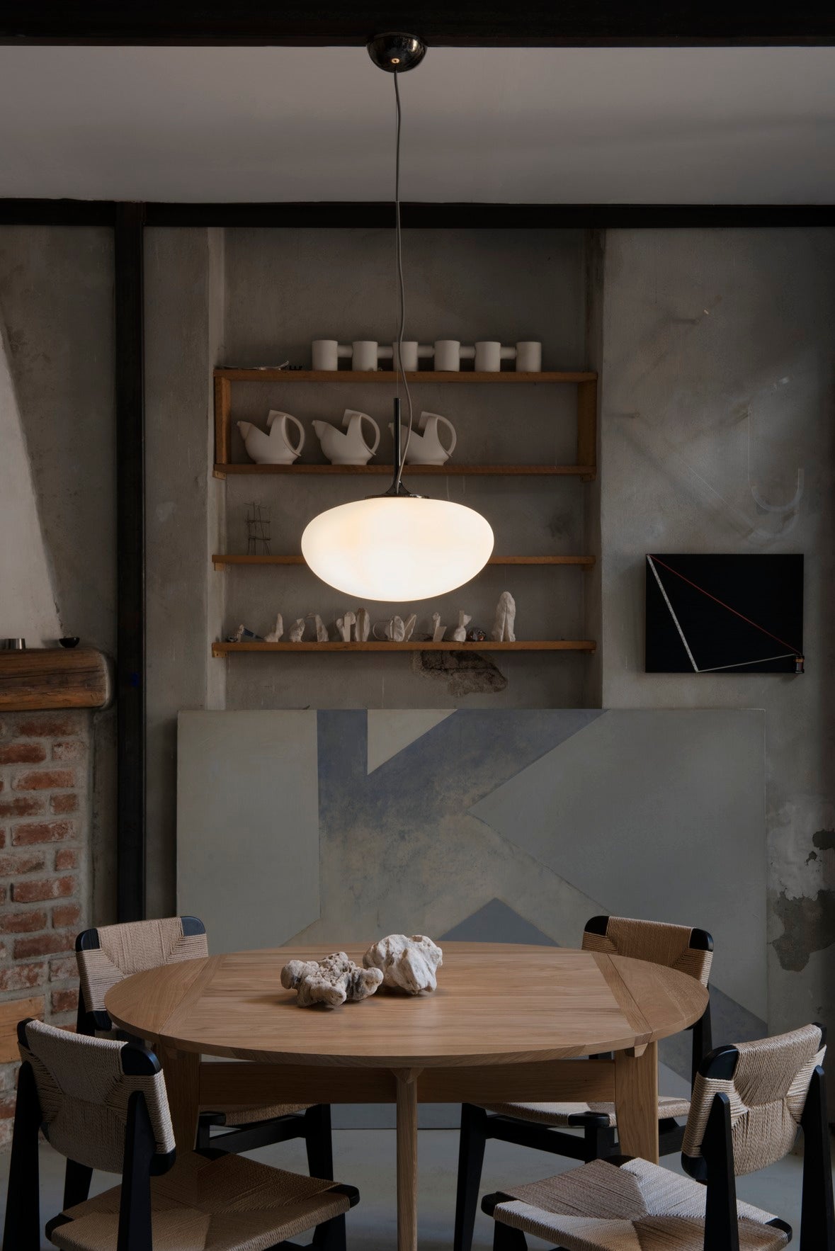 STEMLITE pendant lamp burgundy