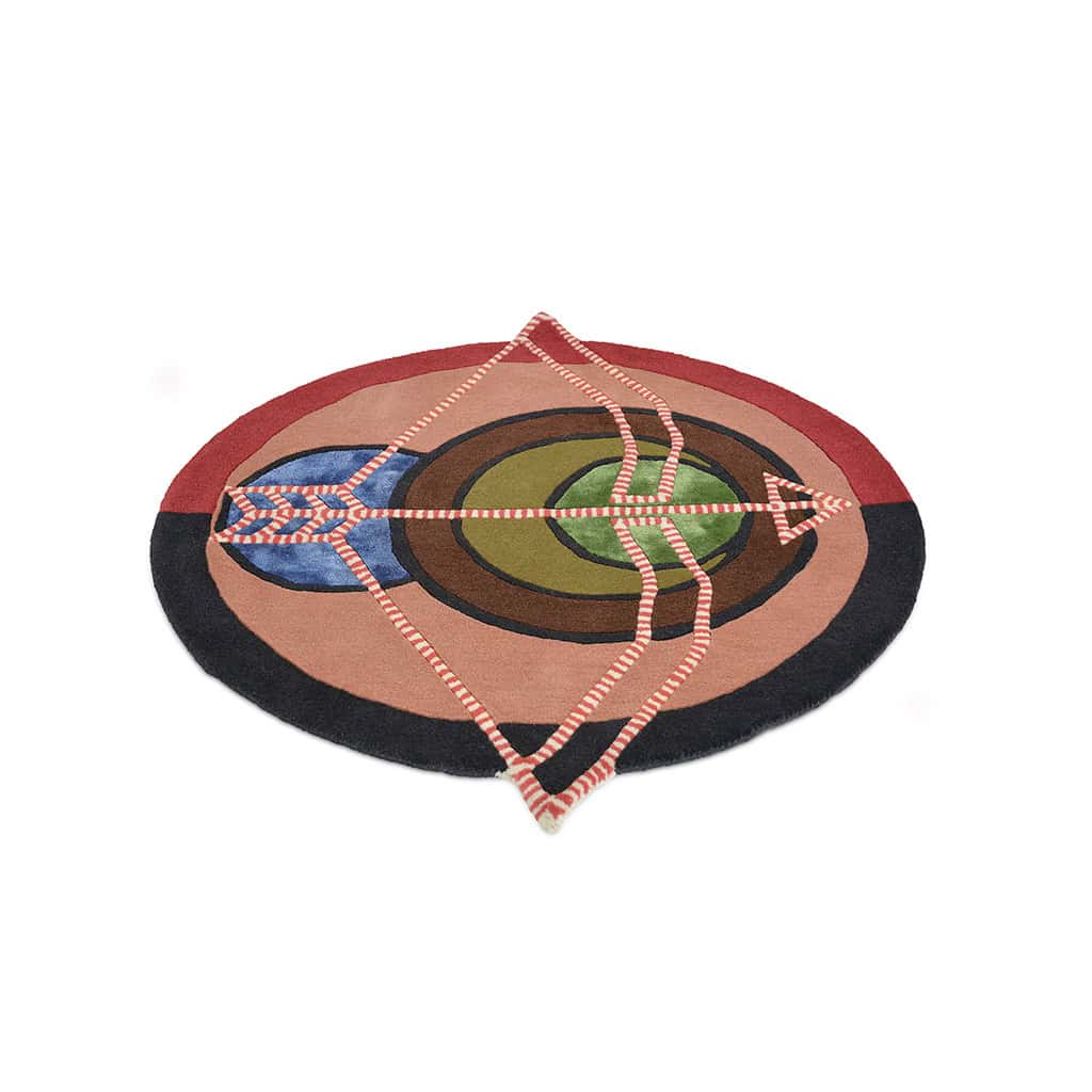 Runder Teppich ZODIAC SAGITTARIUS Koralle