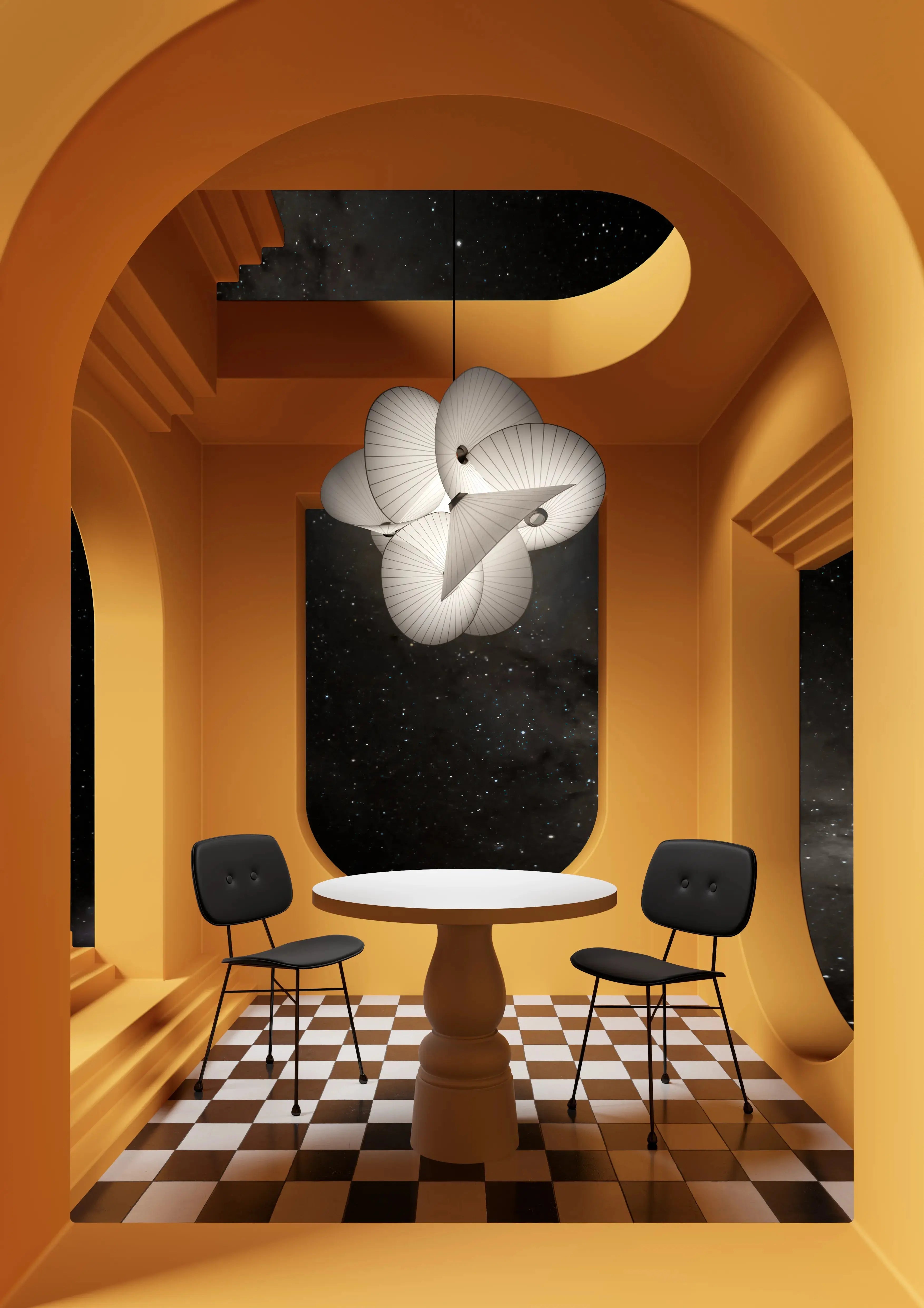 Lampa wisząca SERPENTINE LIGHT biały – Moooi
