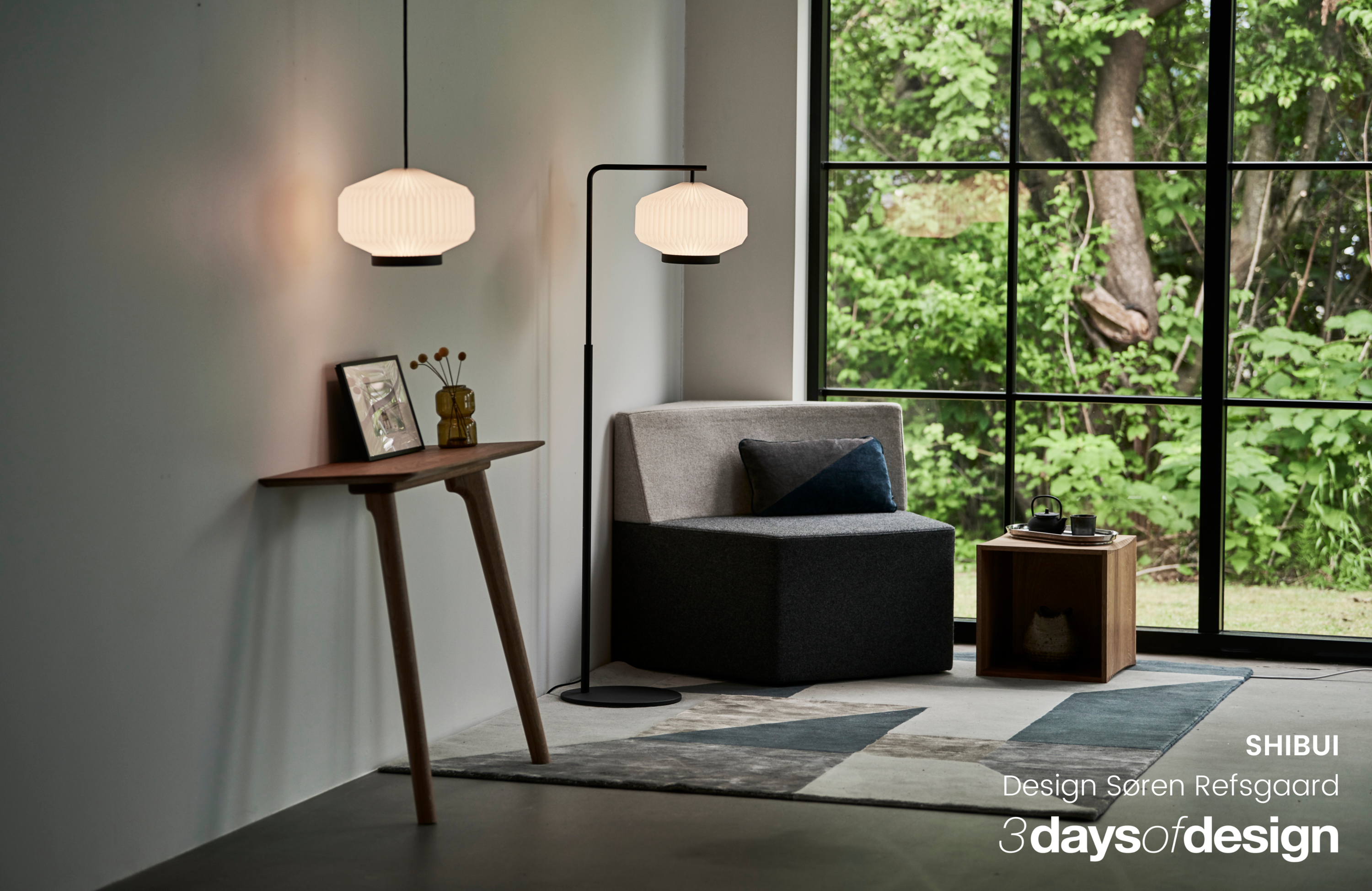 Hanging Lamp MODEL 186 SHIBUI White