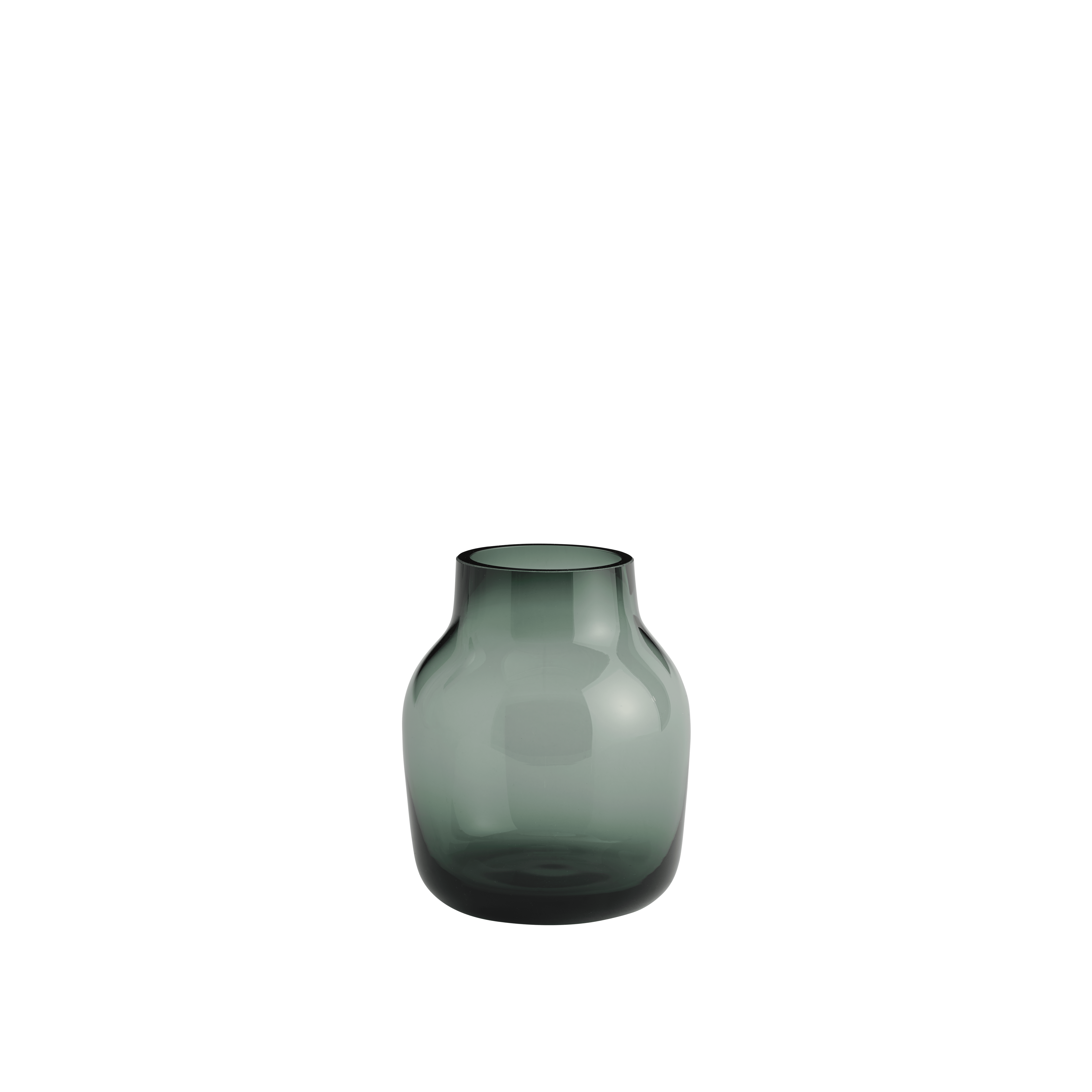 Dark Green SILENT Glass Vase