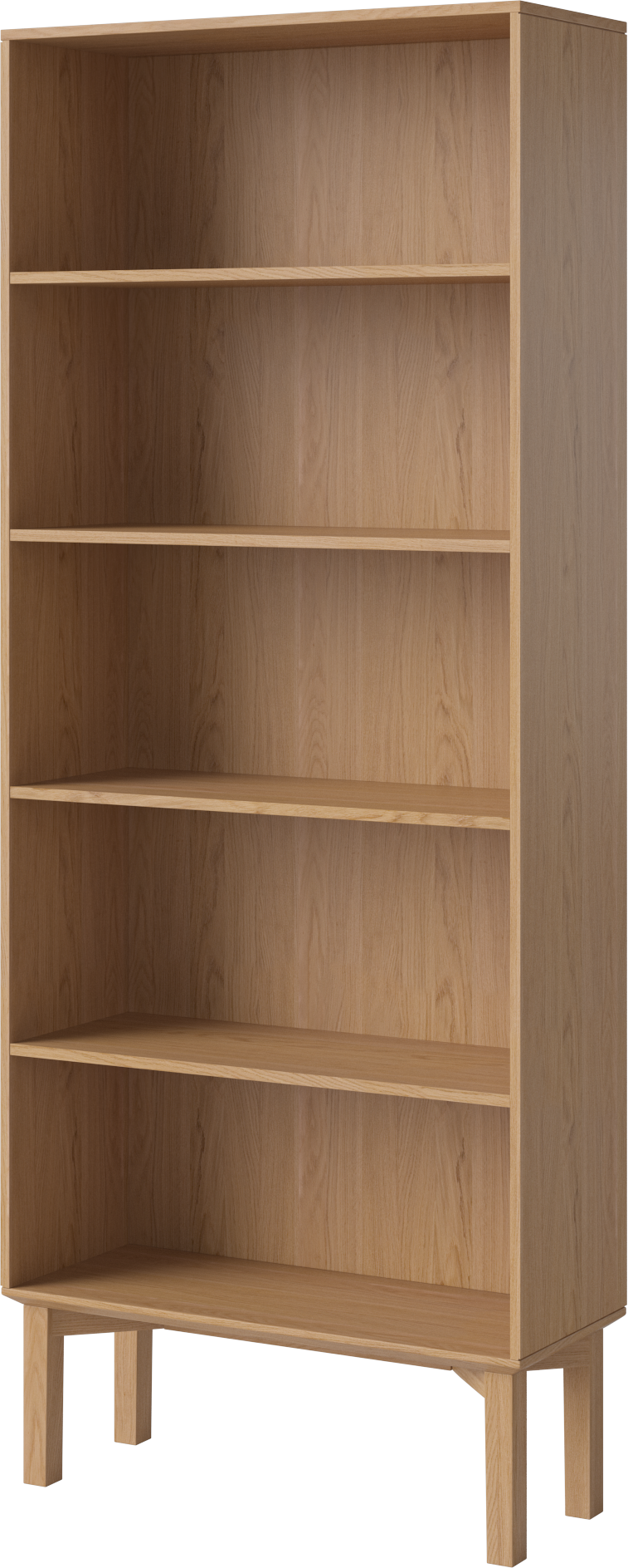 Silent rack bleached oak wood