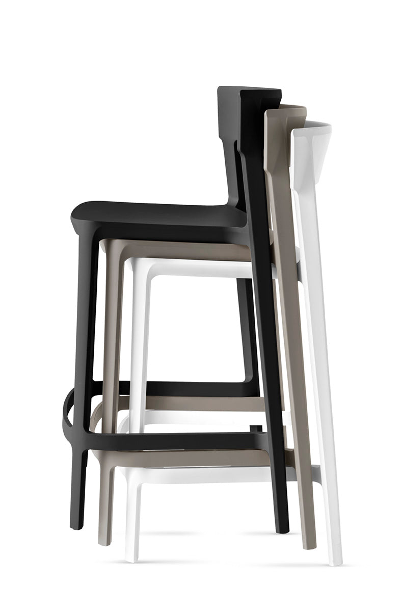 Barstuhl SKIN taupe