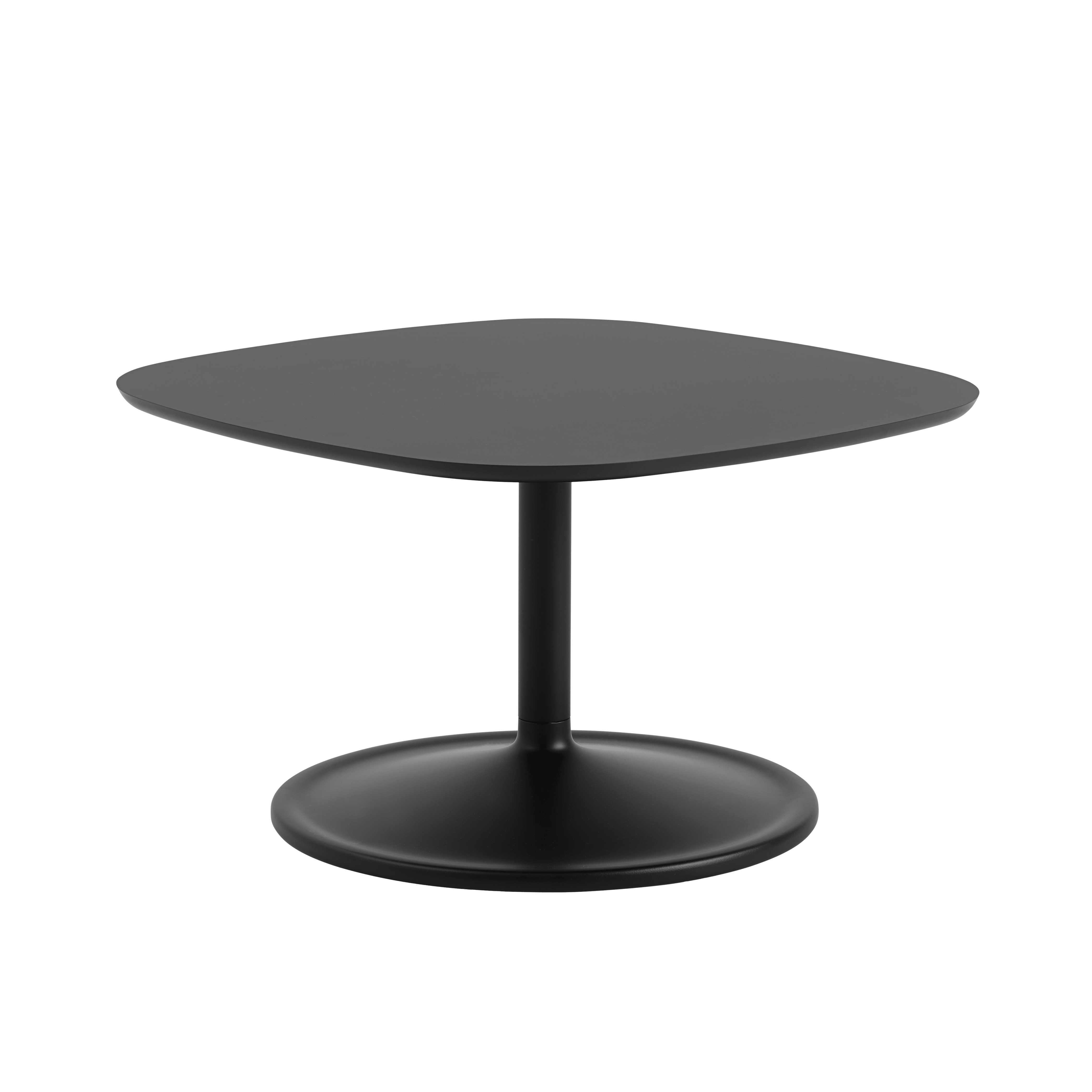 Square Coffee Table SOFT Black
