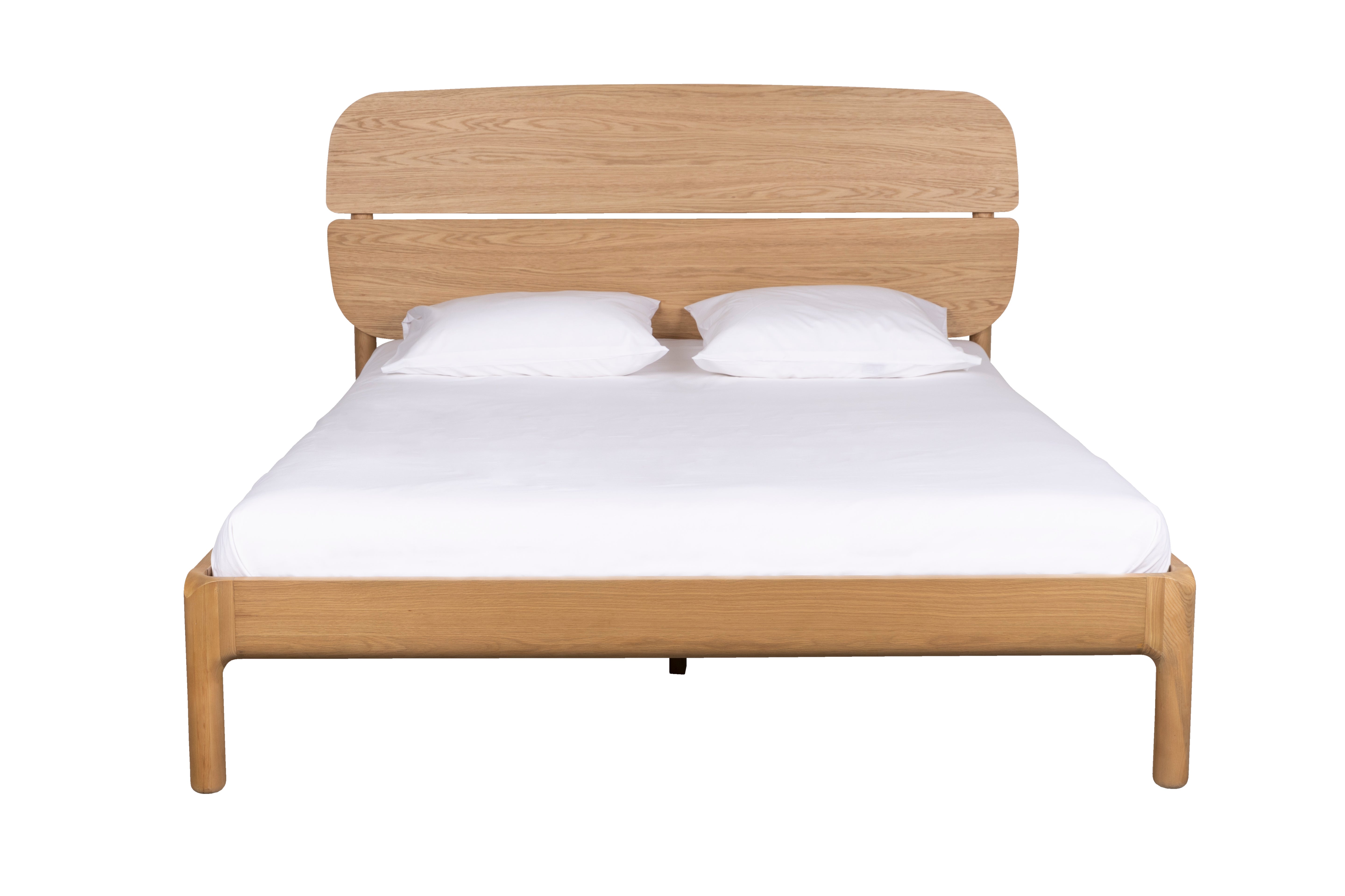 Bett STORM aus Eichenholz