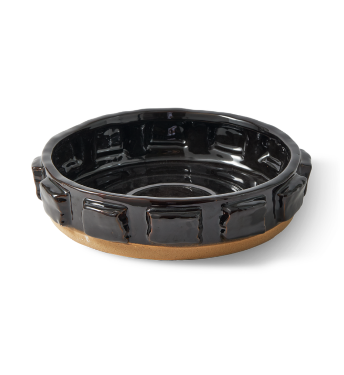 Tablett STRUCTURE BOWL dunkelbraun