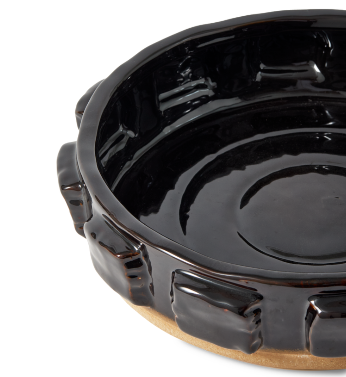 Tablett STRUCTURE BOWL dunkelbraun