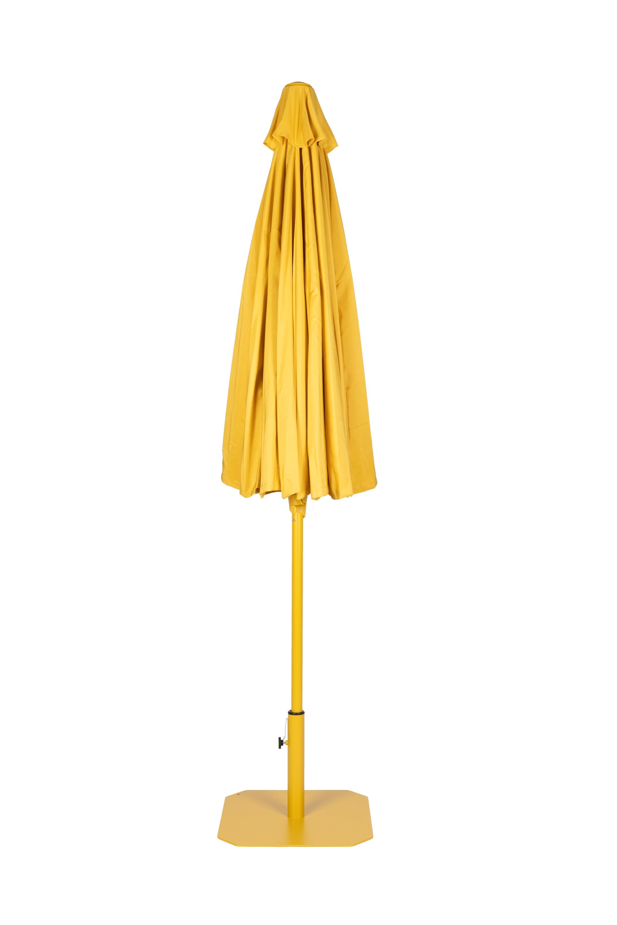 SUNSHINE Yellow Parasol with Base