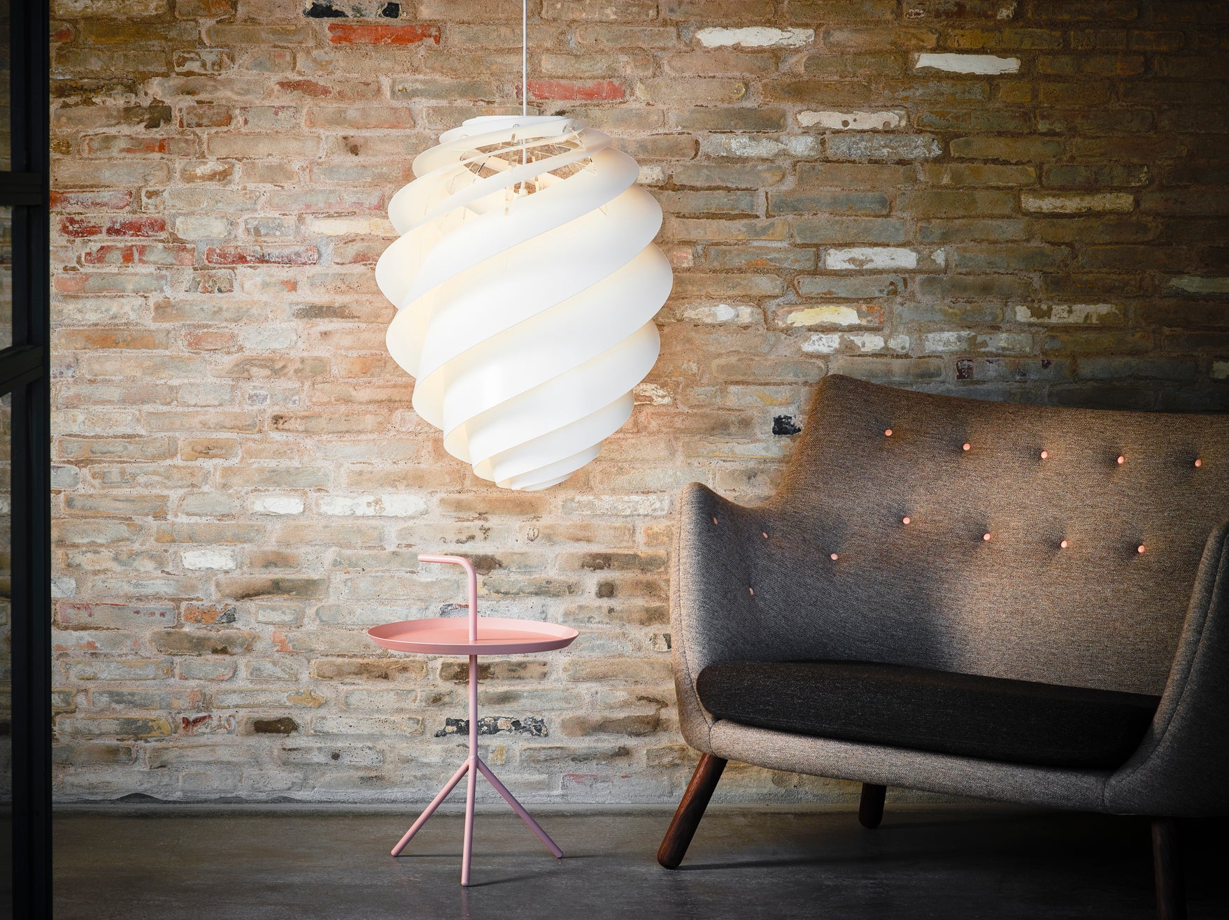 Pendelleuchte MODELL 1312 SWIRL 2 weiß