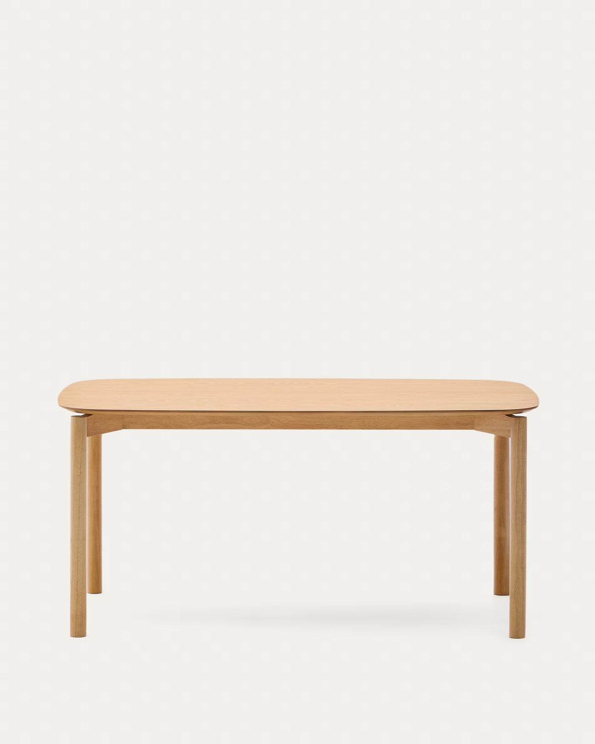 Rechteckige Tabelle Indien Furnierasche