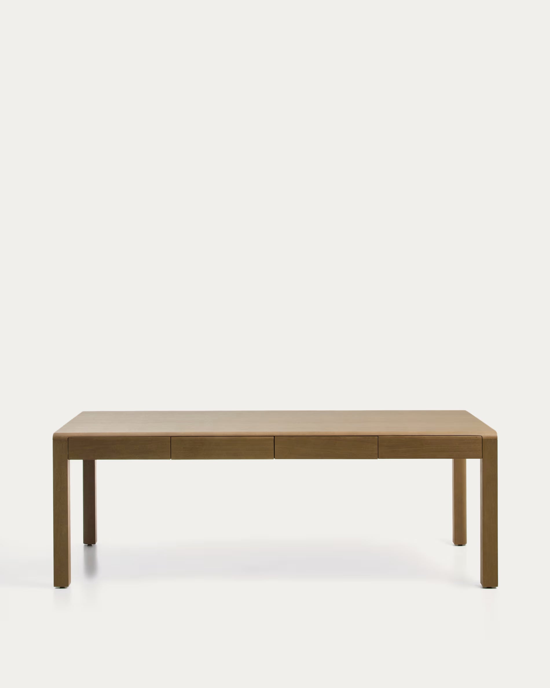 ARELIDA Oak Veneer Drawer Table
