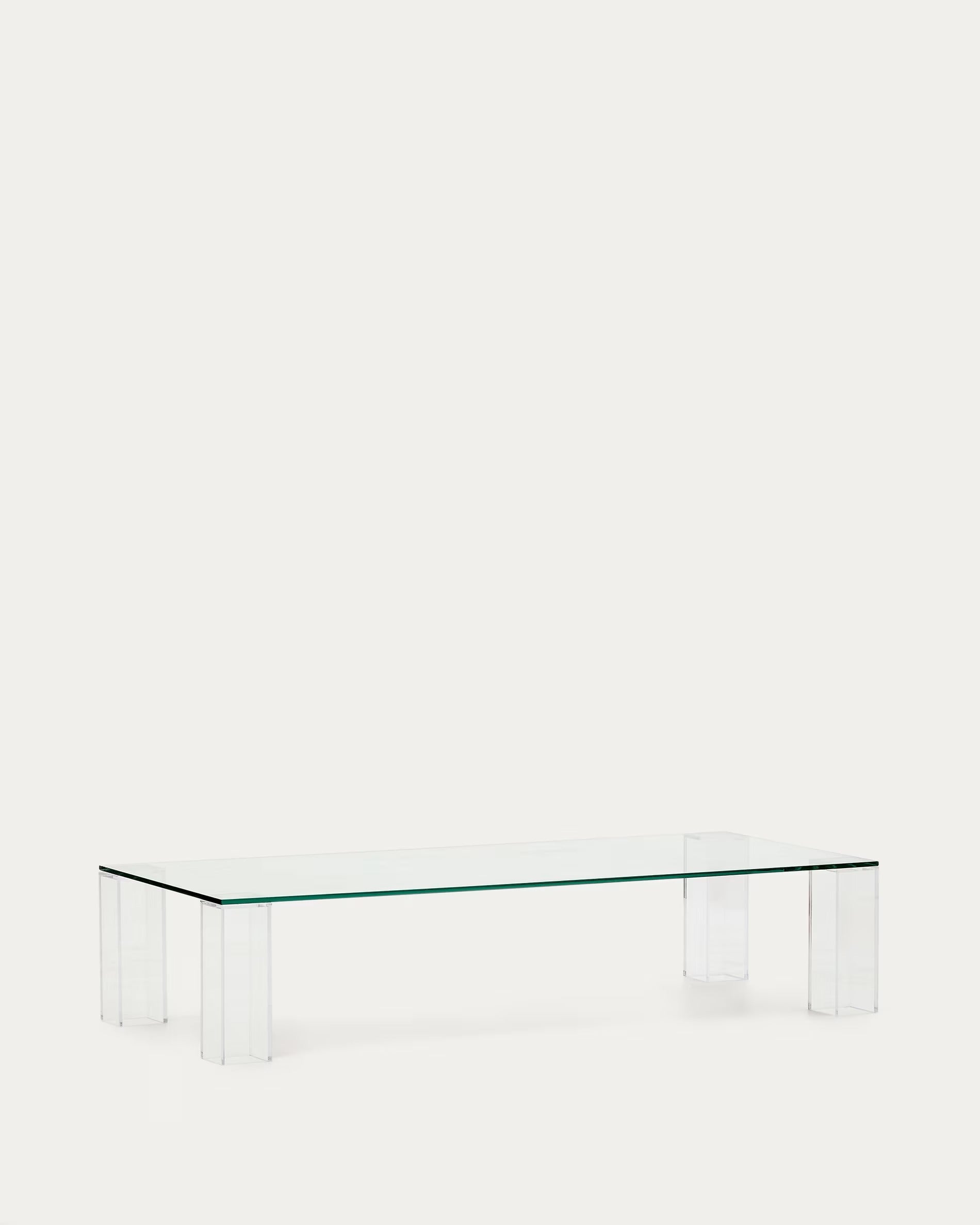 ADULARIA Coffee Table Transparent Tempered Glass