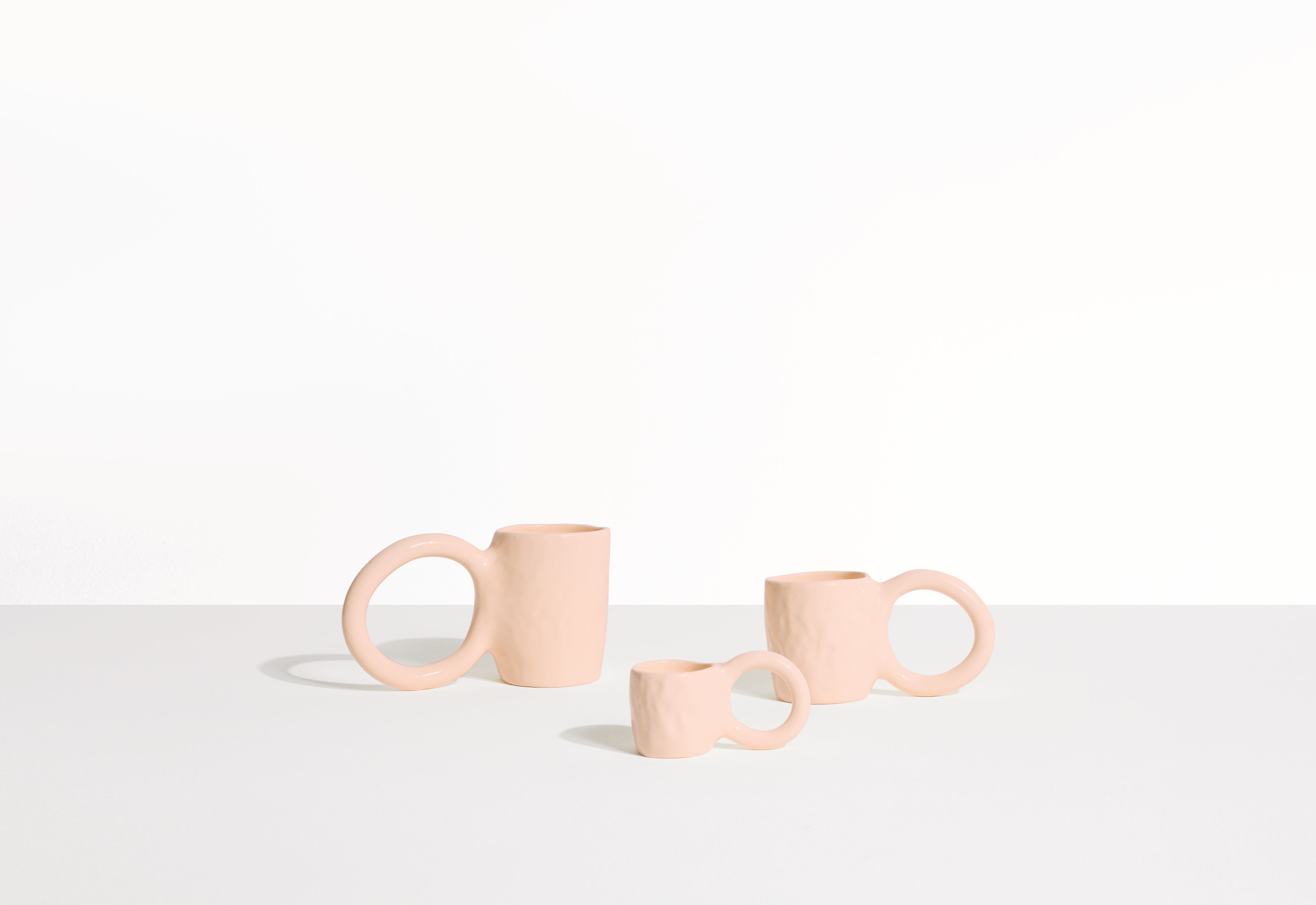 Espressotassen-Set DONUT in Hellrosa
