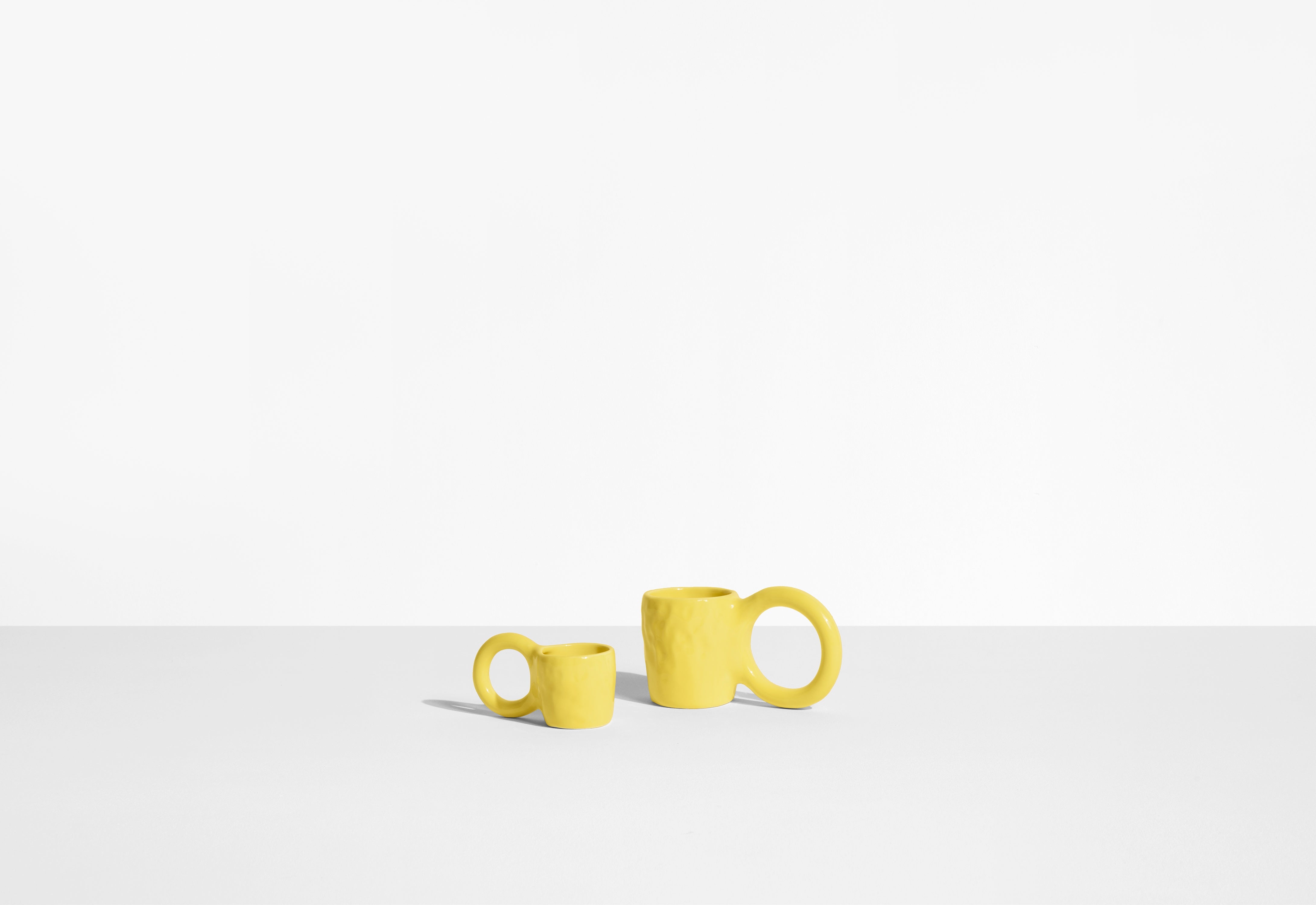 Espressotassen-Set DONUT in Gelb