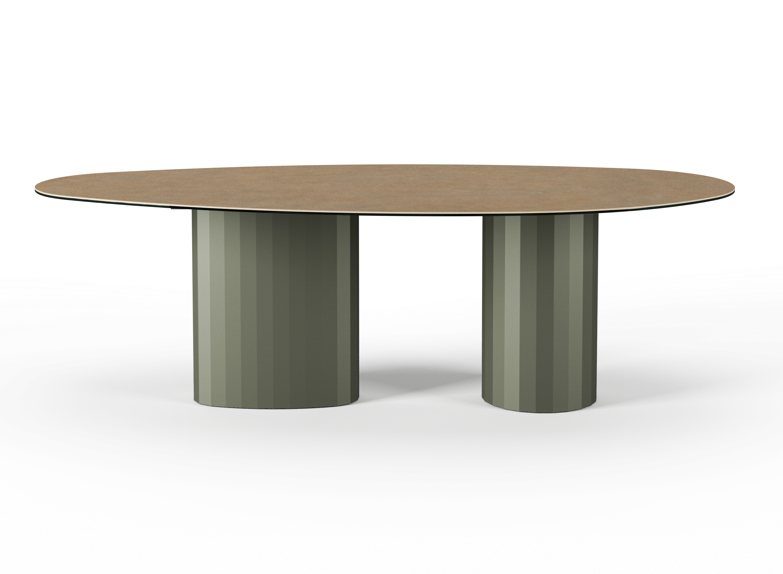 Tisch LUNARO aus Quarzkomposit