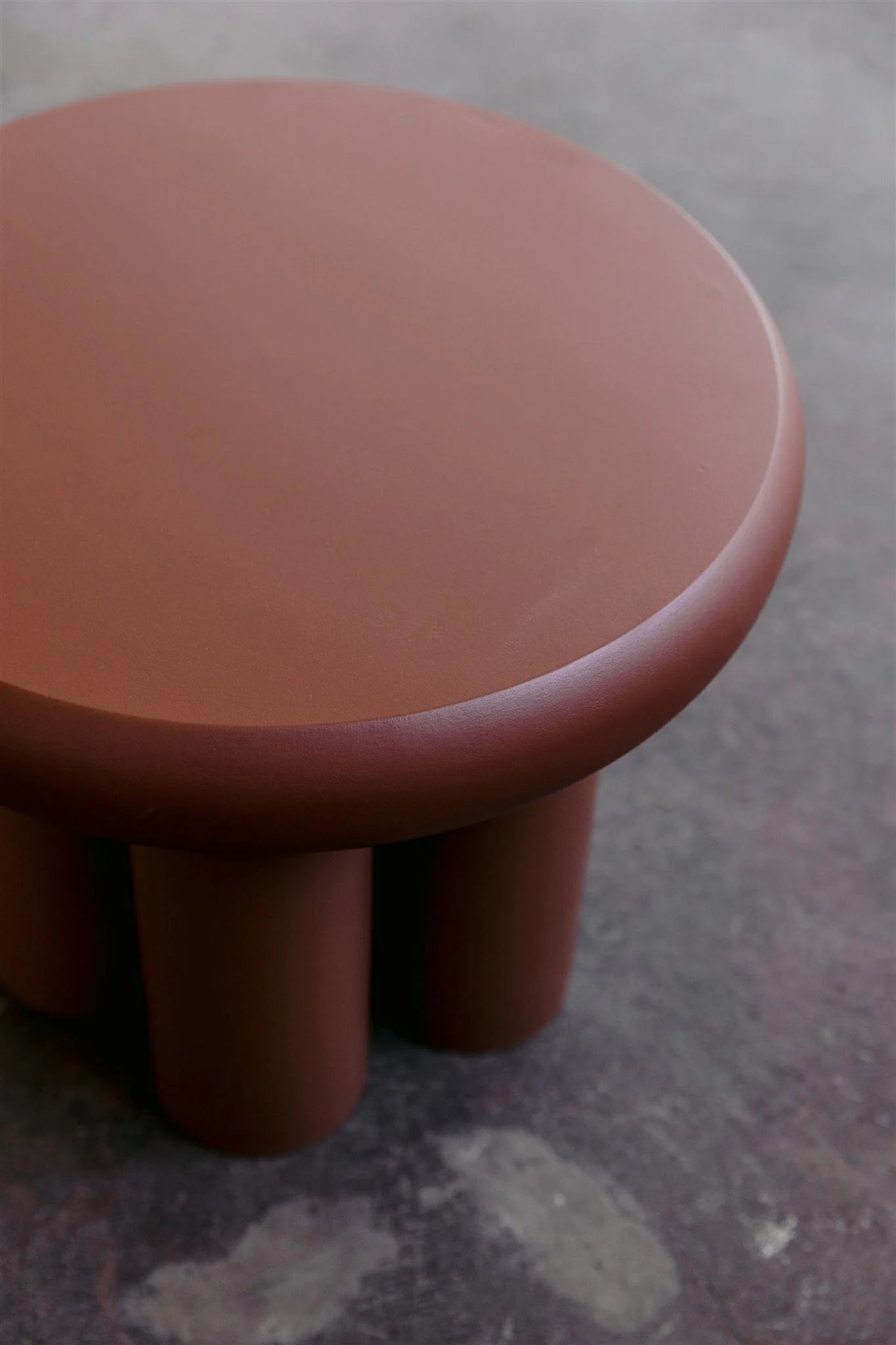 ZAIRA Wooden Side Table with Metal Finish