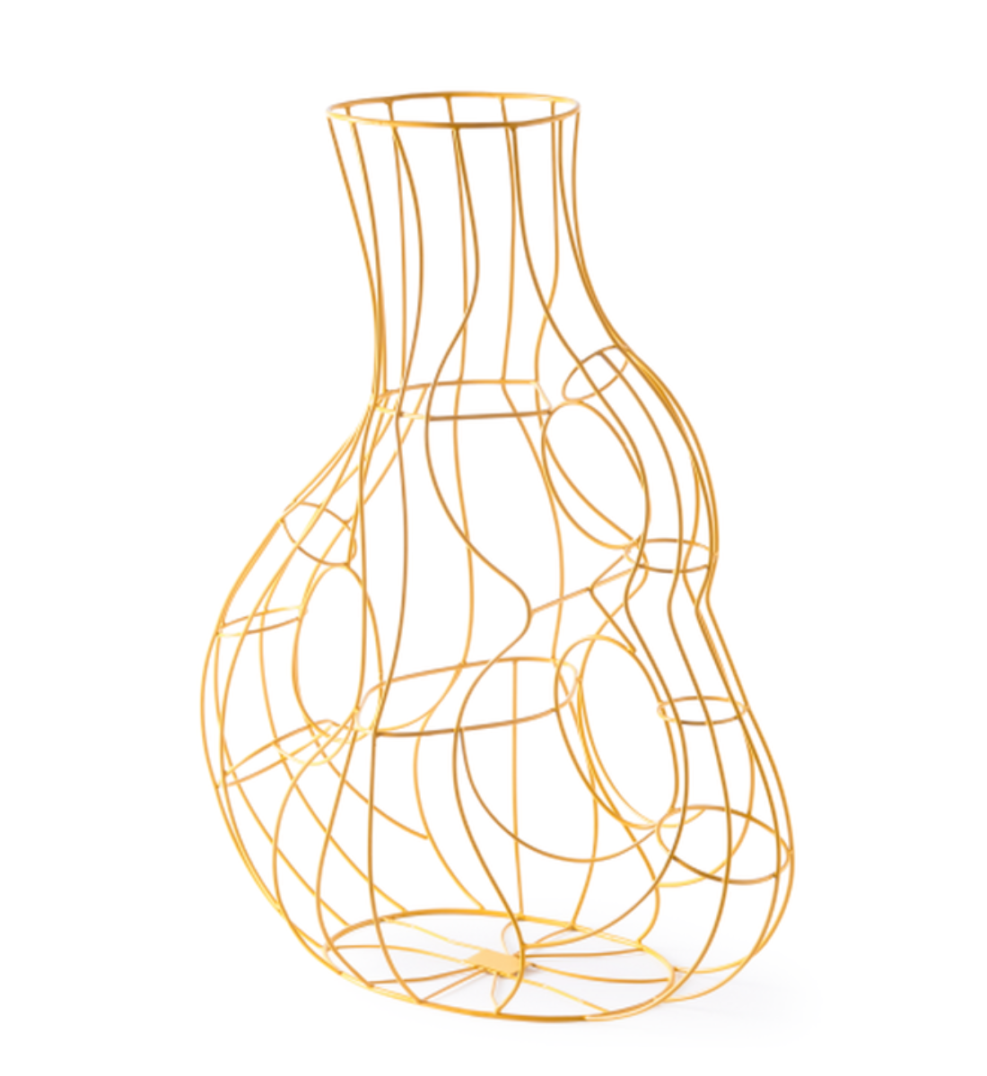 THREE EARS FRAME vase yellow