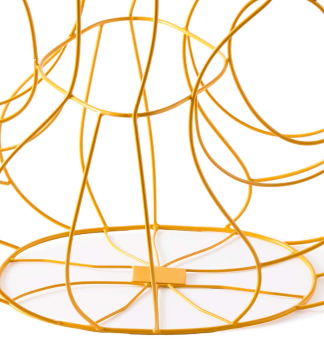 THREE EARS FRAME vase yellow
