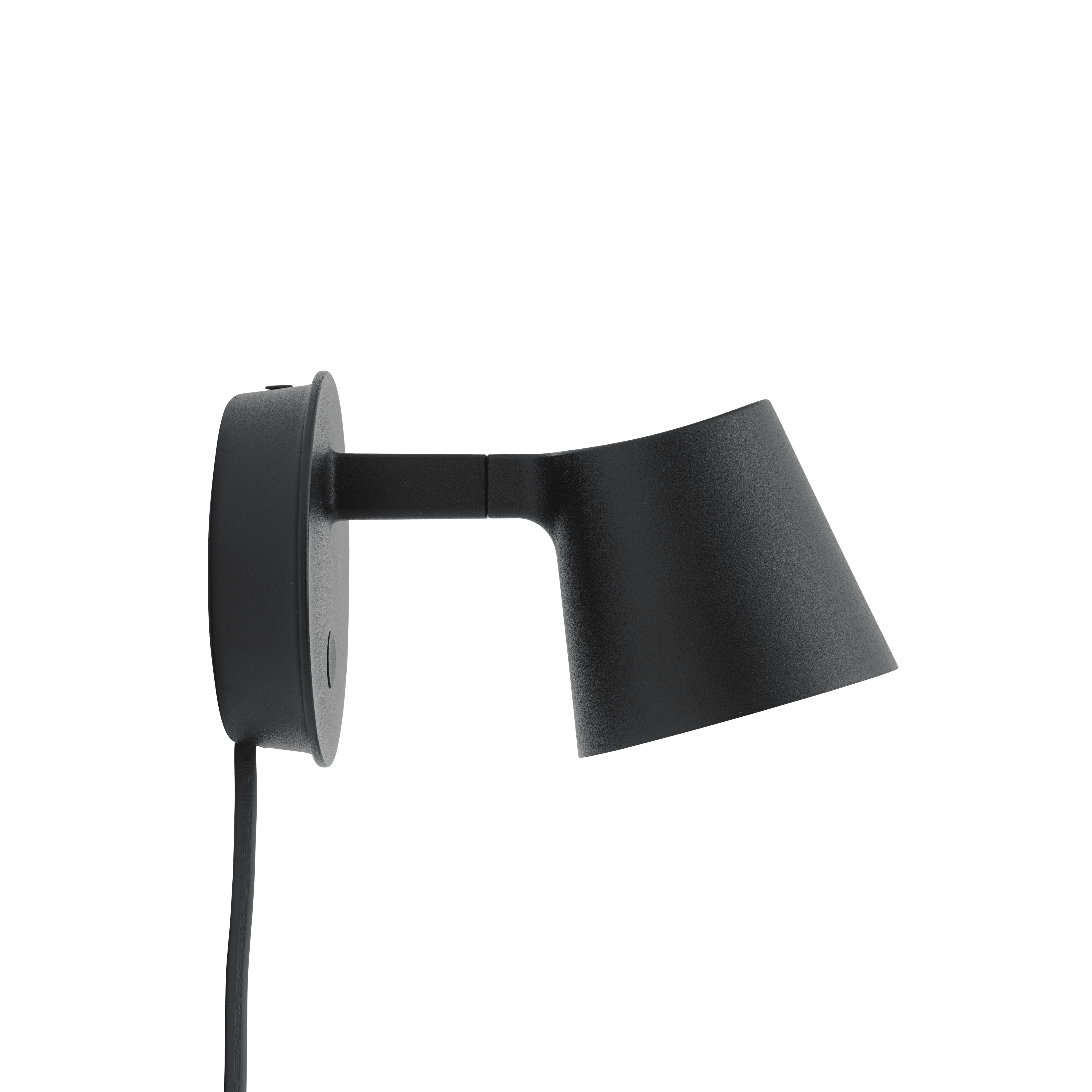 Verstellbare Wandleuchte TIP schwarz