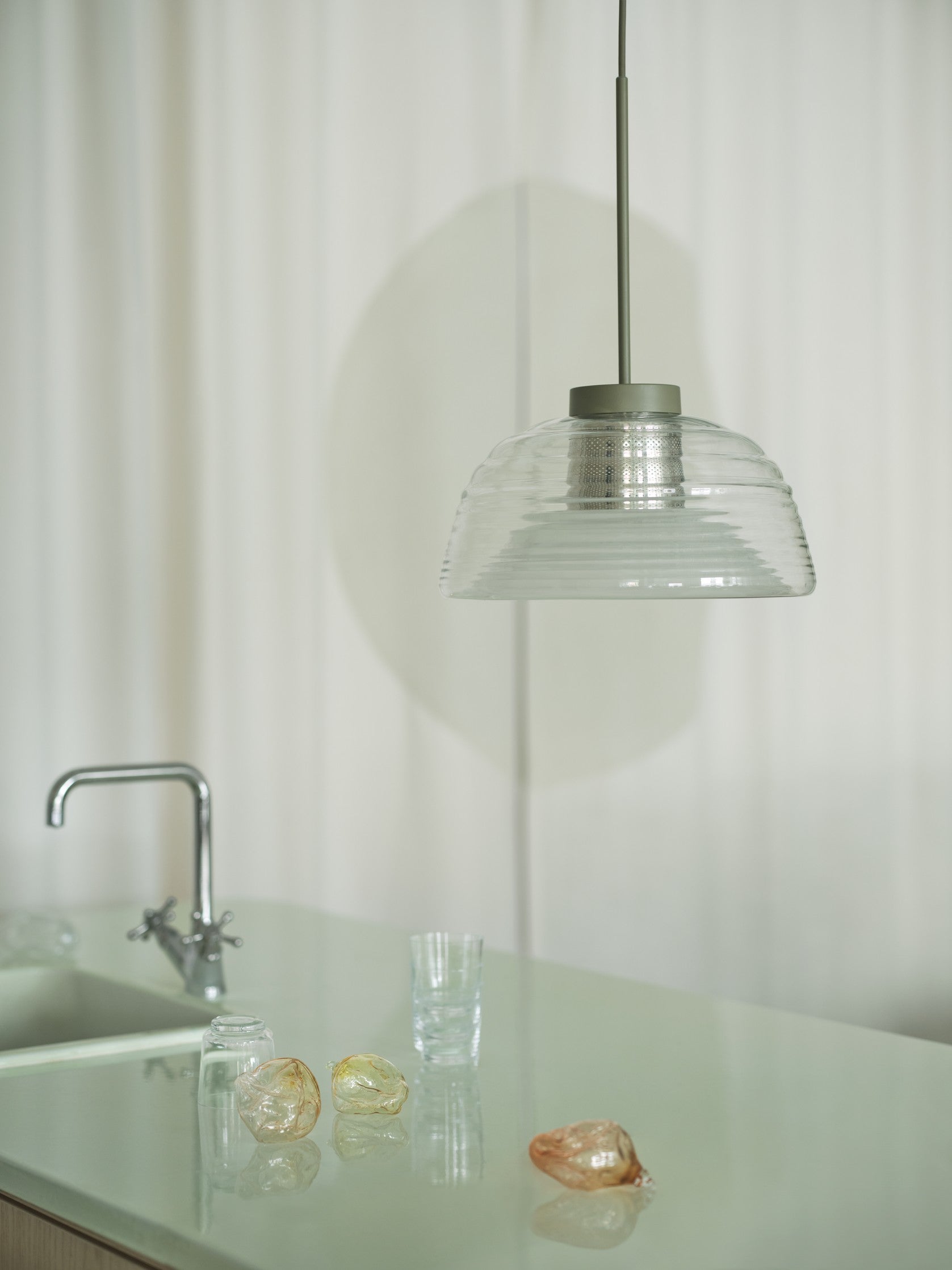 Lampa wisząca TWO-LAYER oliwkowy