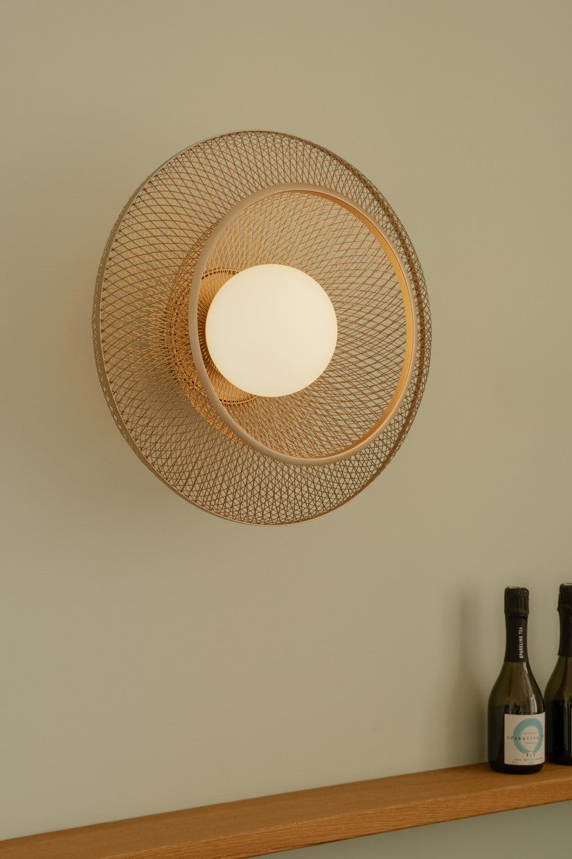 Wandleuchte FARADAY UP gold