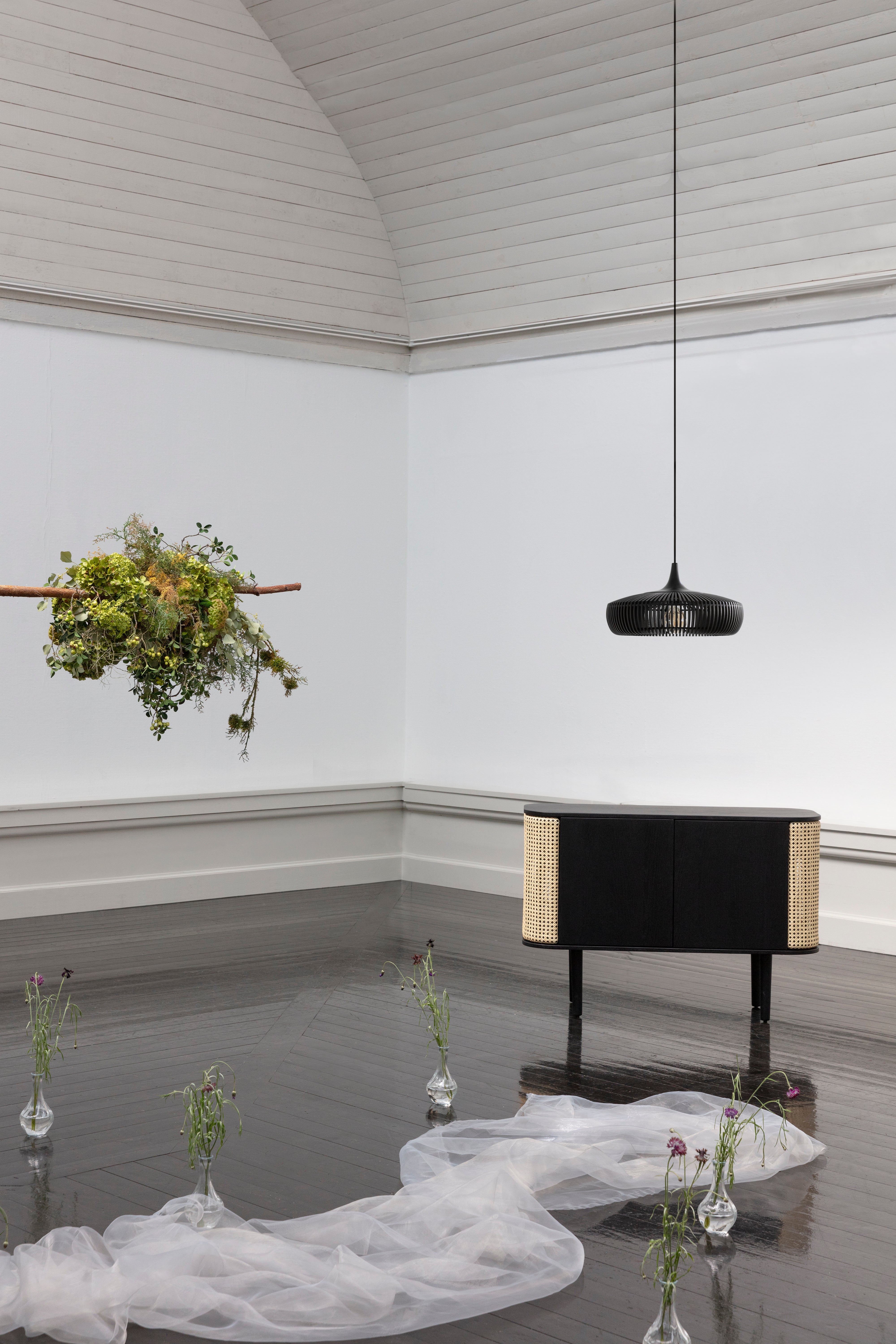 Abażur CLAVA DINE WOOD czarny dąb – Umage