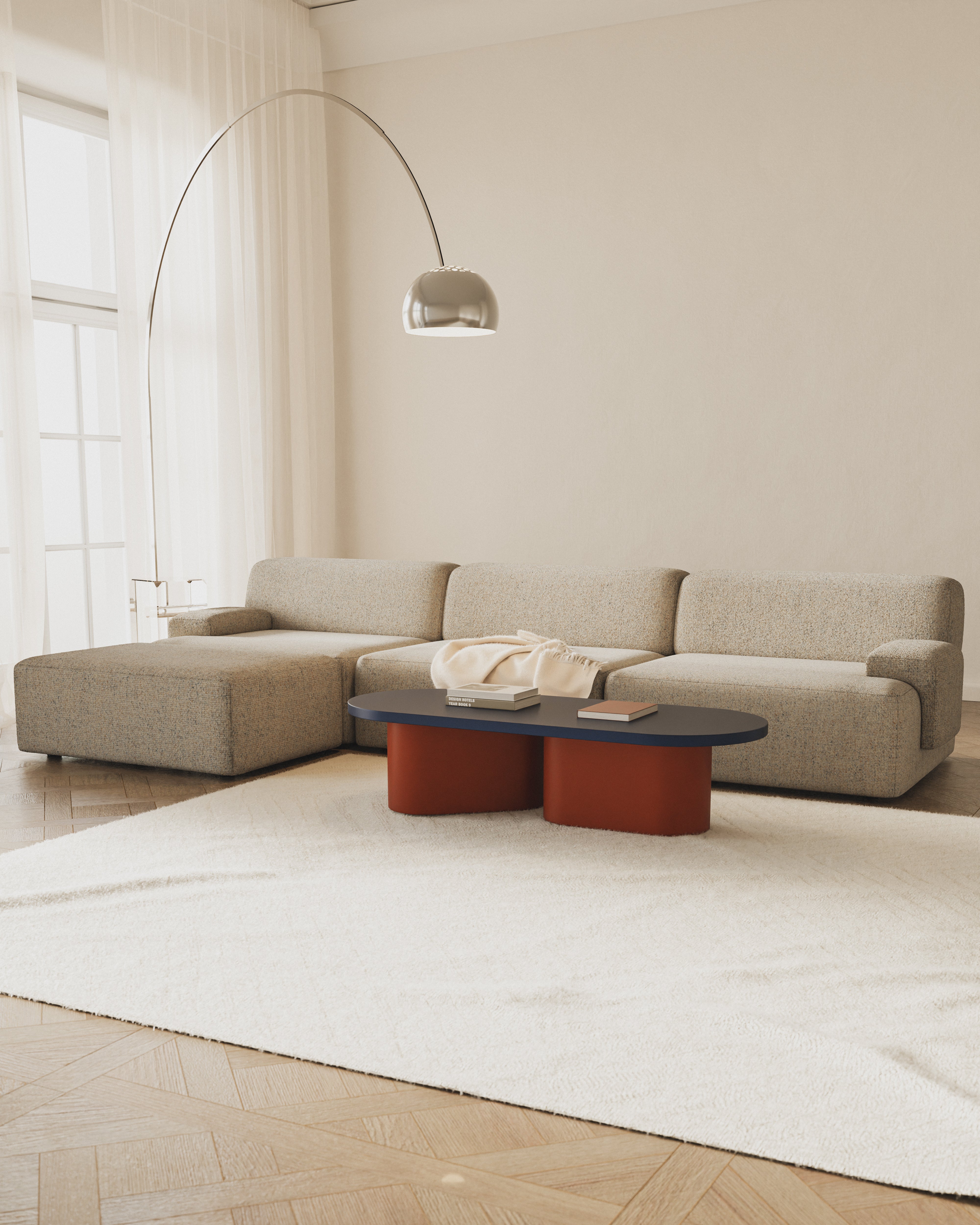 Modulares Sofa Umi 3-sitzig Ecksofa