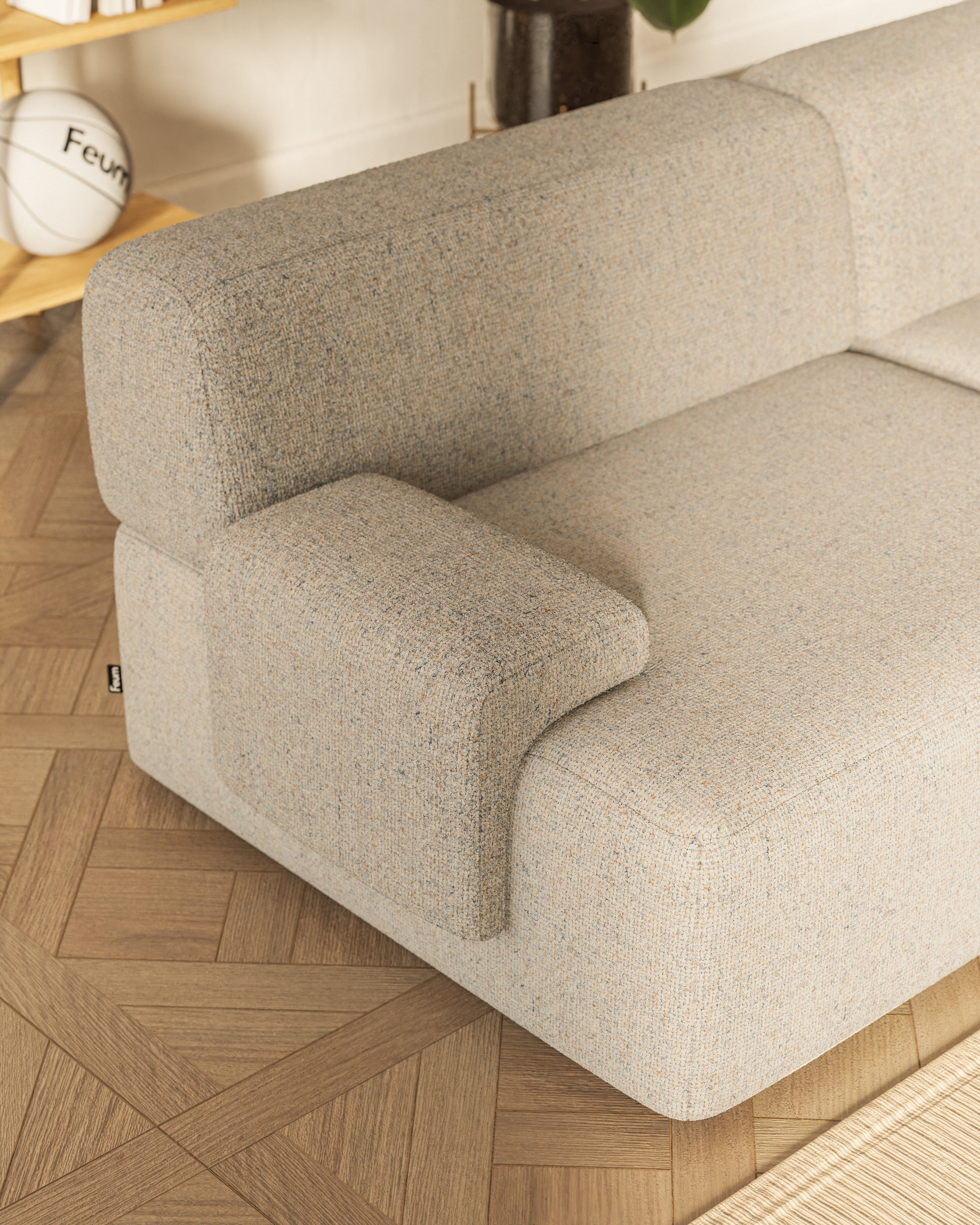 Modulares Sofa Umi 3-sitzig Ecksofa