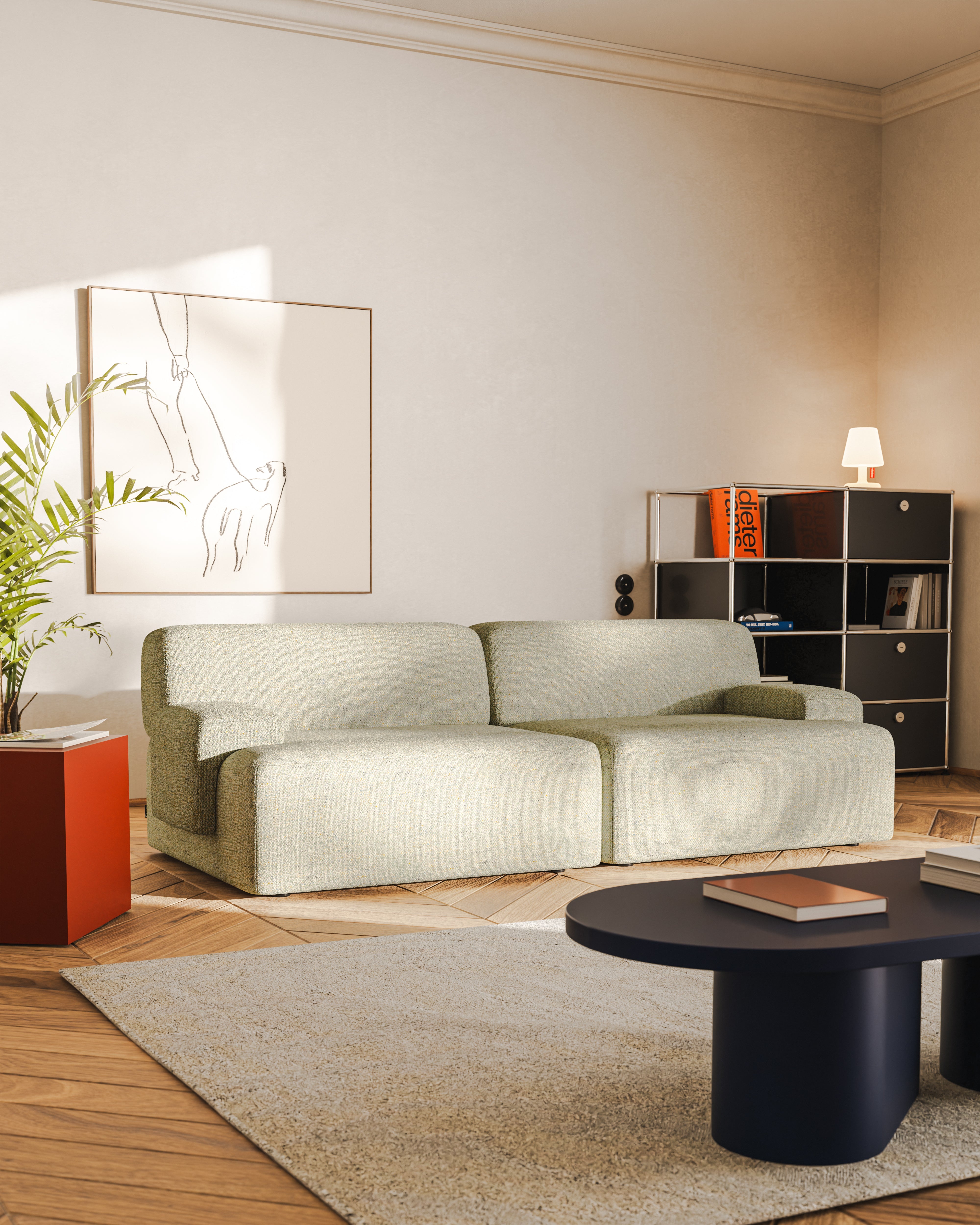 Umi Modular Sofa for 2 People