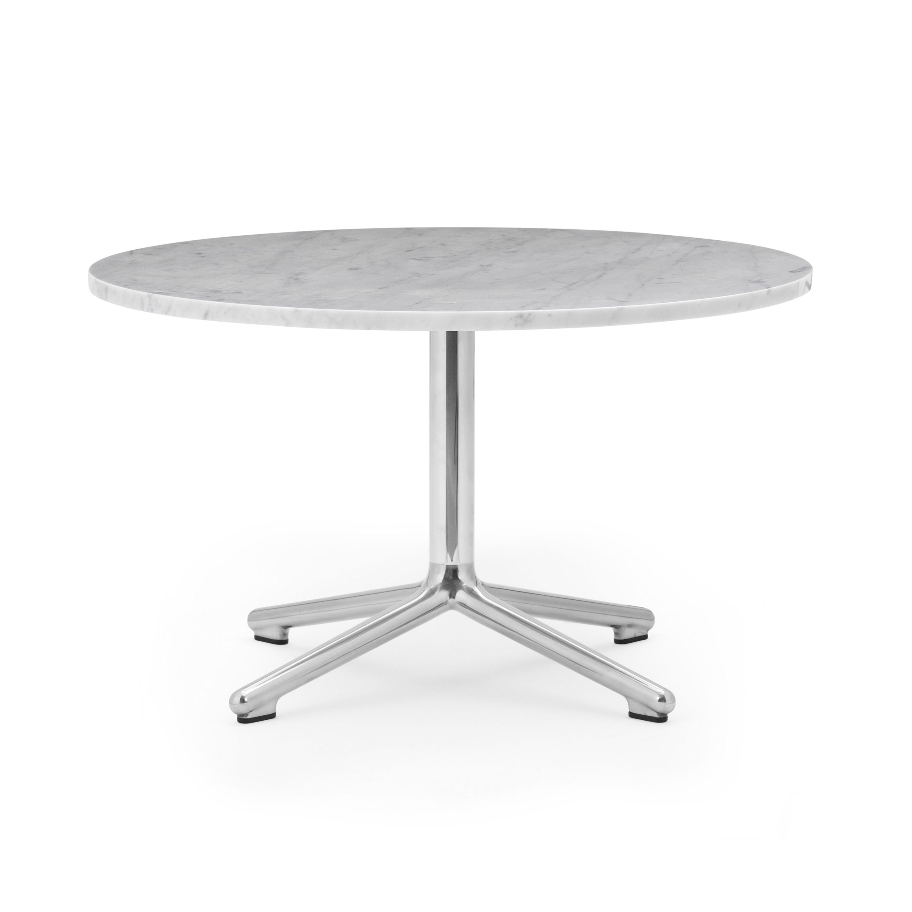 Lunar Lunar White Marble Top with an aluminum base