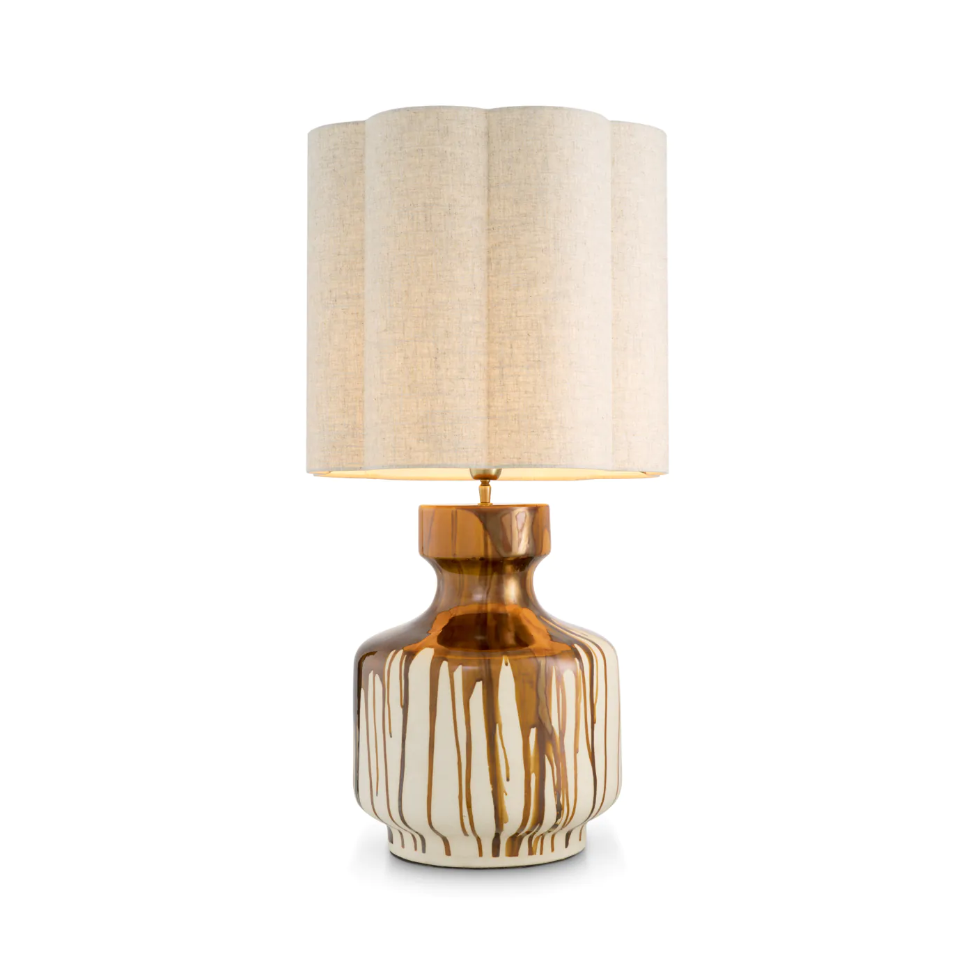 Lorena braune Tischlampe