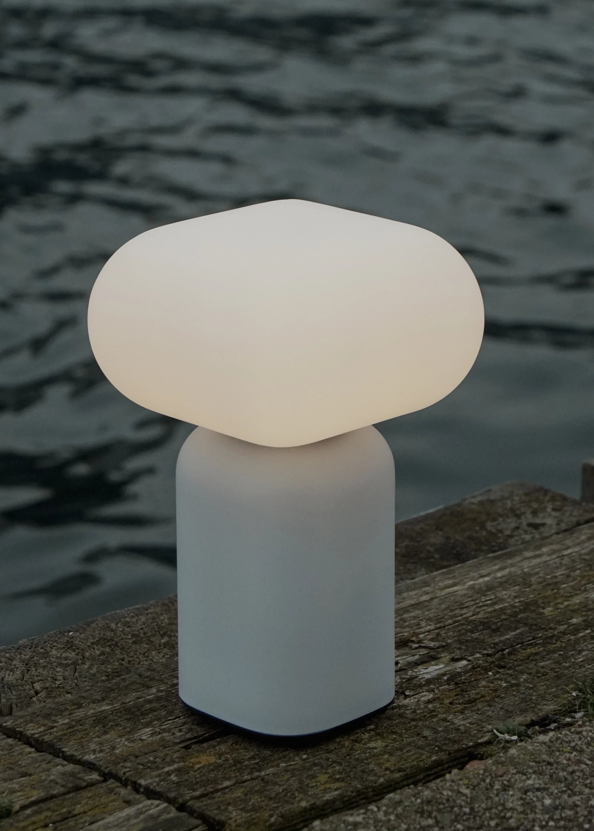 Tragbare Lampe VELIS weiß