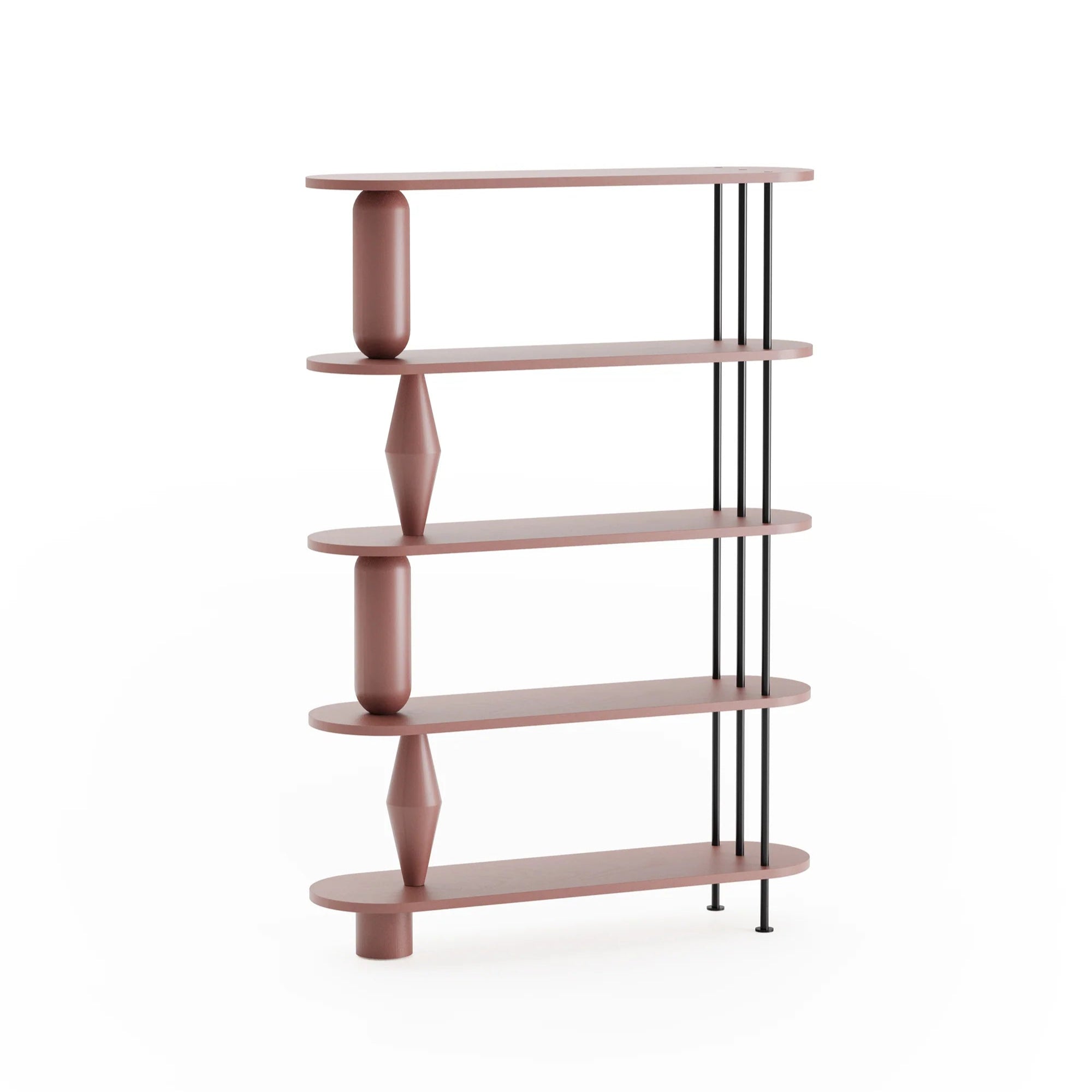 Regal VAZOO aus rosa Eichenholz