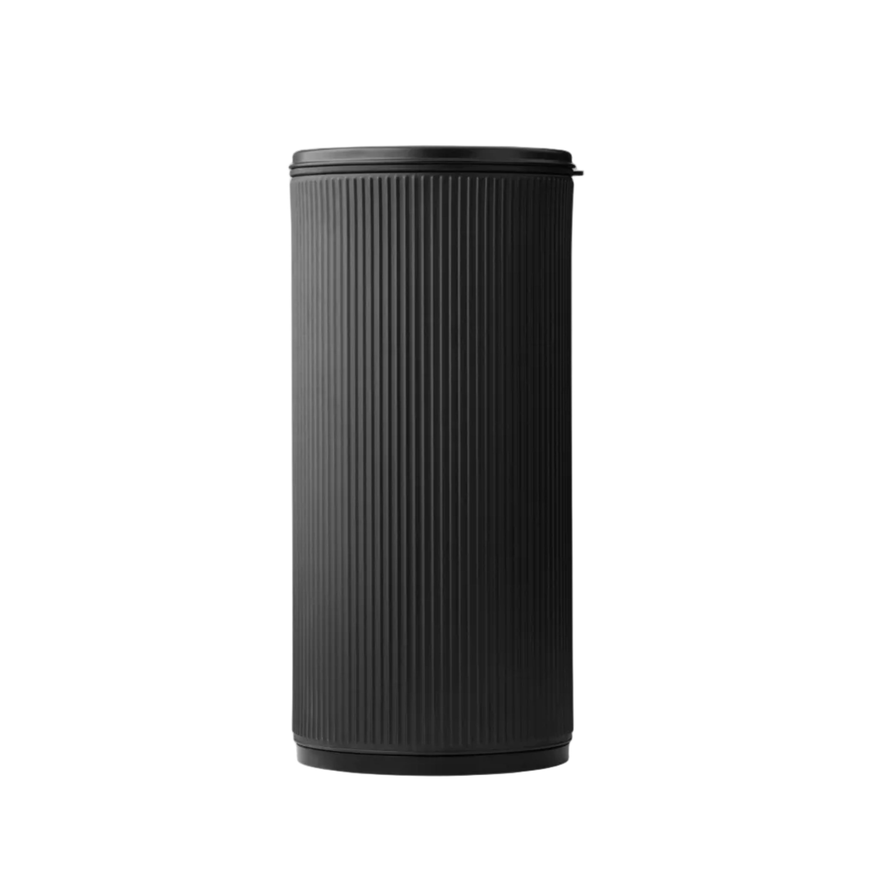 OPEN TOP black waste bin