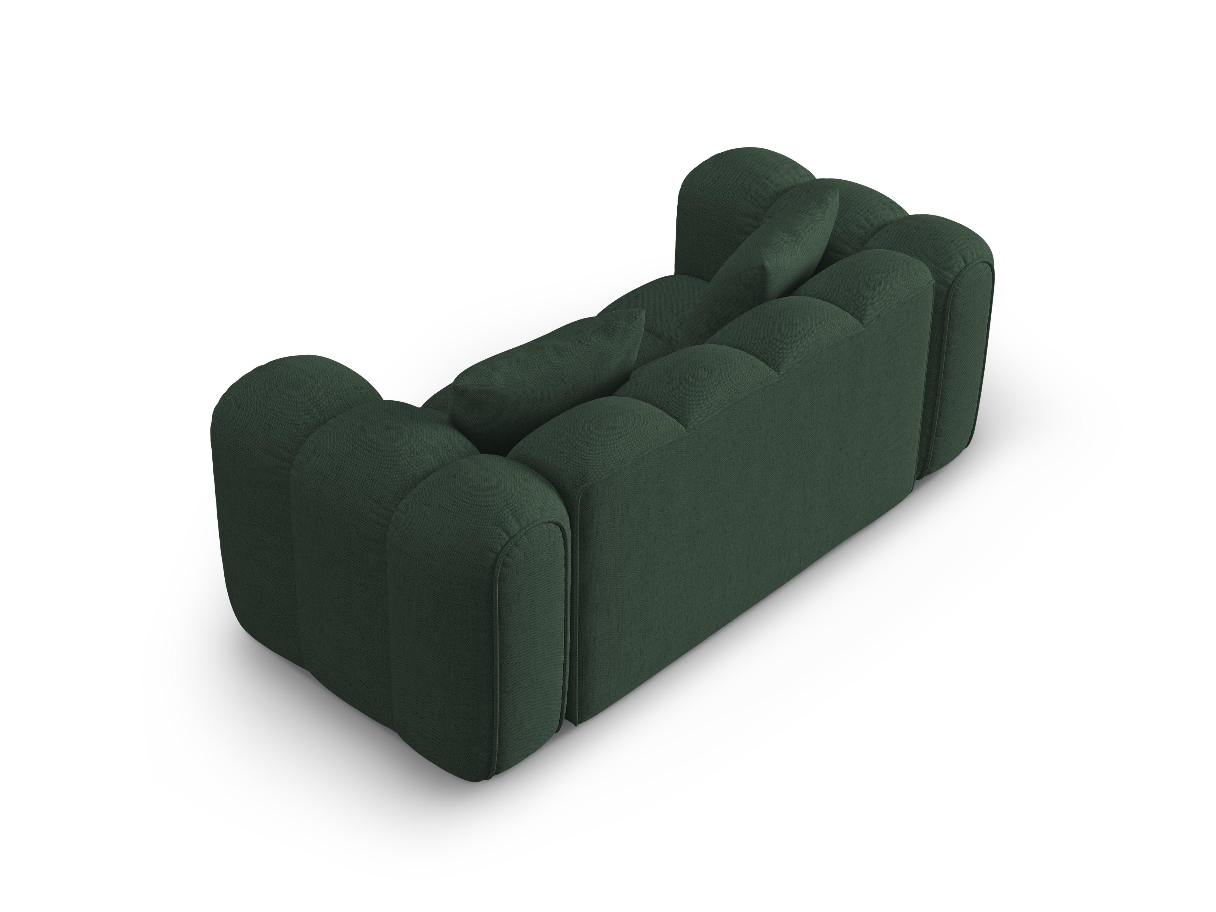 2-seater Sofa ASTRO sea green chenille