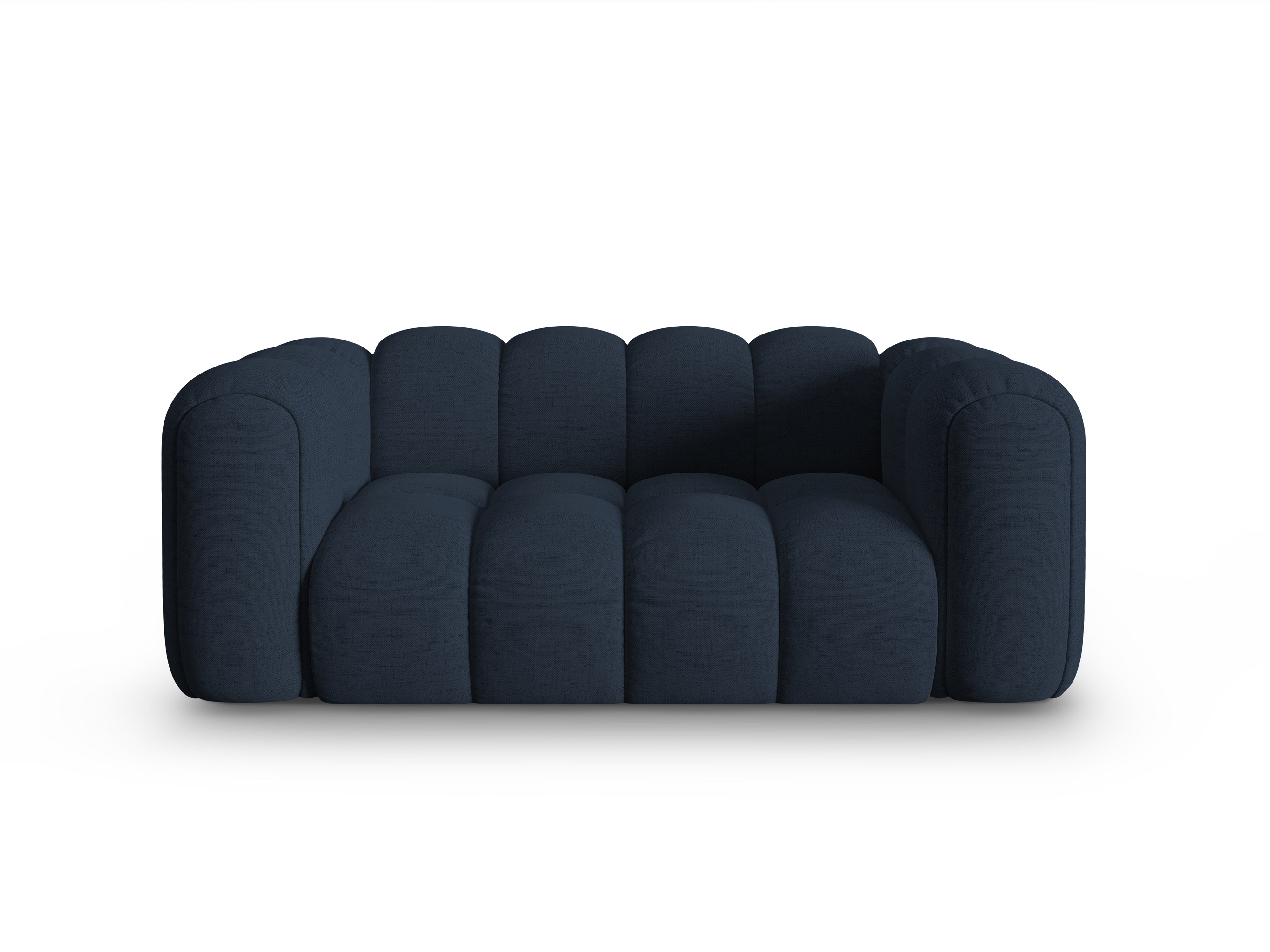 2-seater Sofa ASTRO royal navy chenille