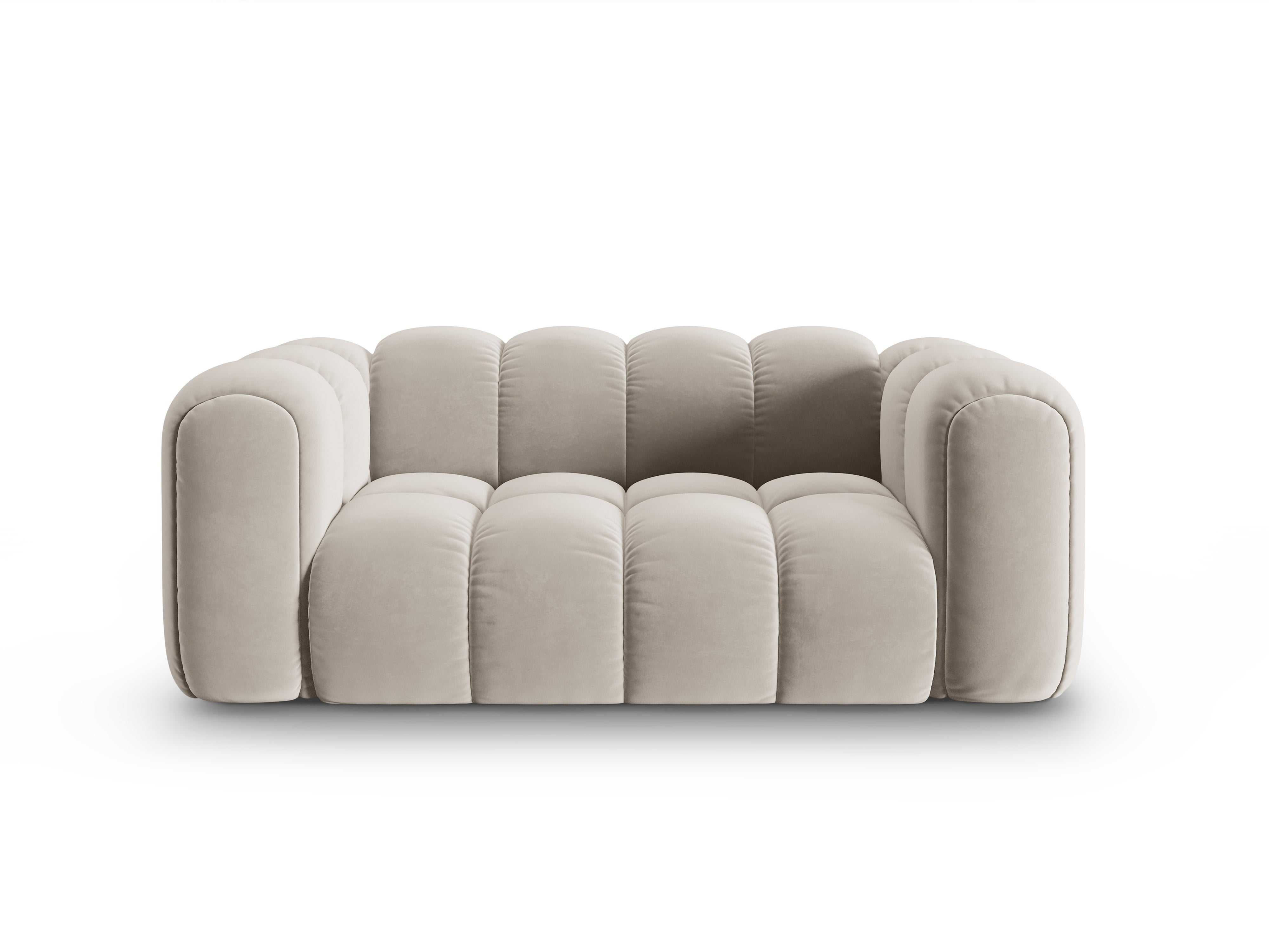 Sofa aksamitna 2-osobowa ASTRO ecru